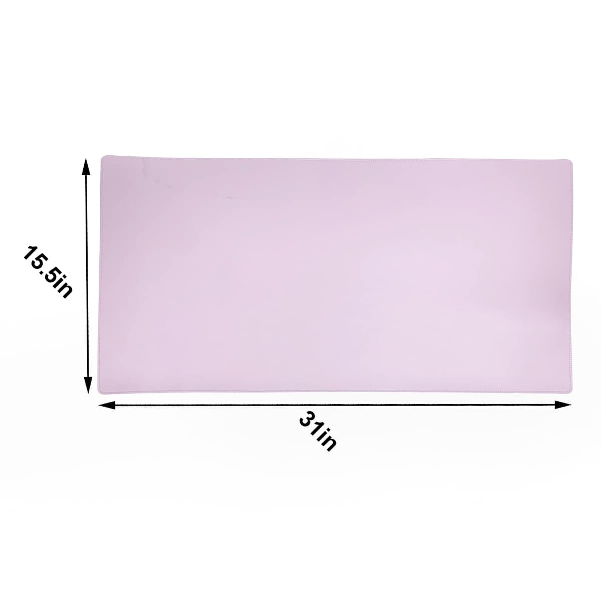 Lavender Faux Leather Desk Pad, 31x15.5