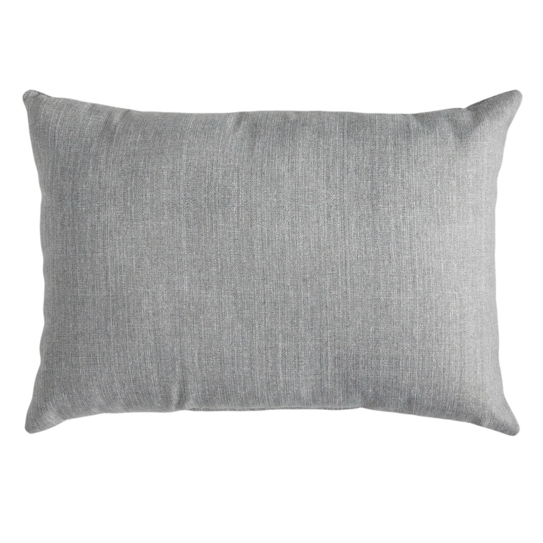Tahiti Silver Lumbar Outdoor Throw Pillow, 14x20