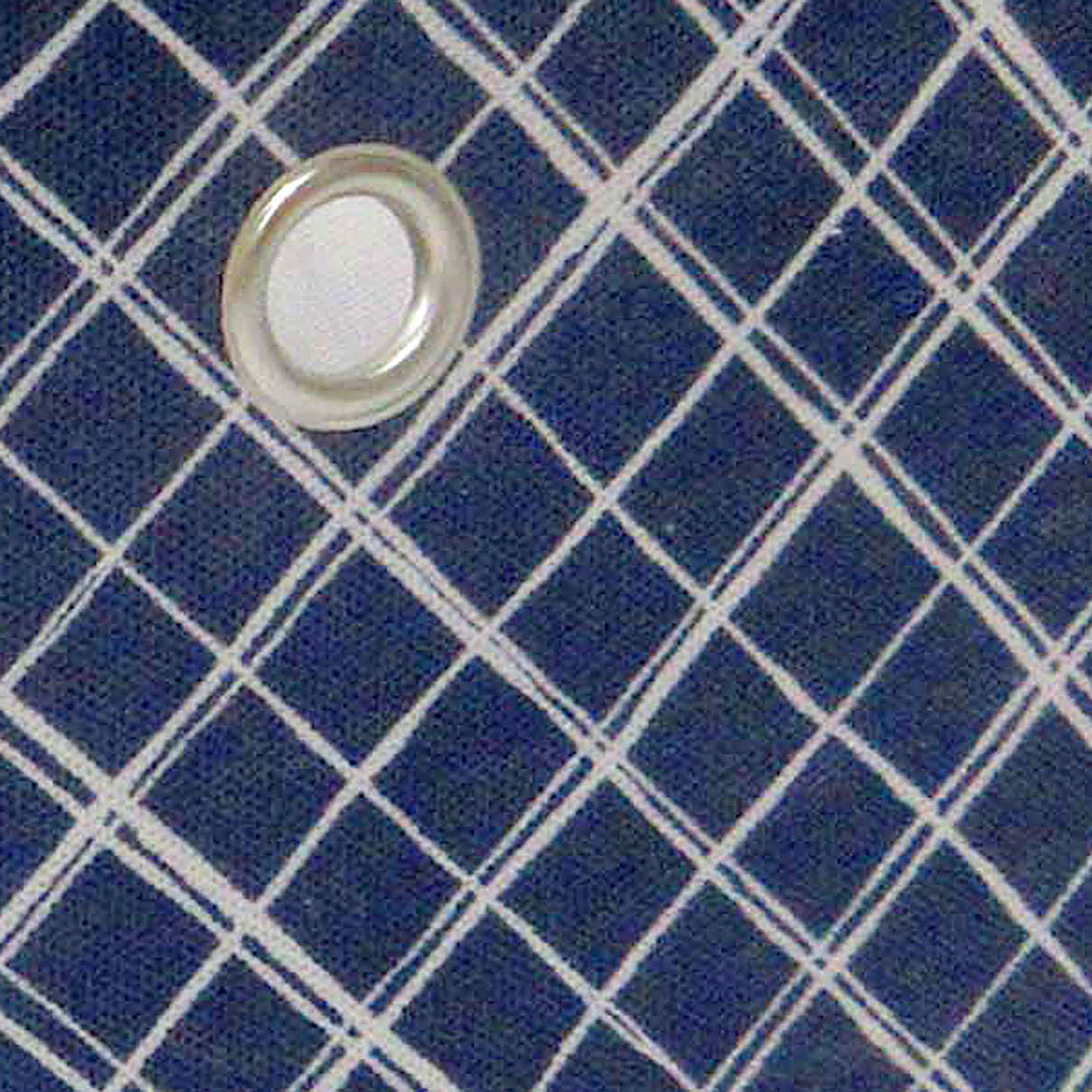 Navy Crossover Square Foldable Fabric Storage Bin