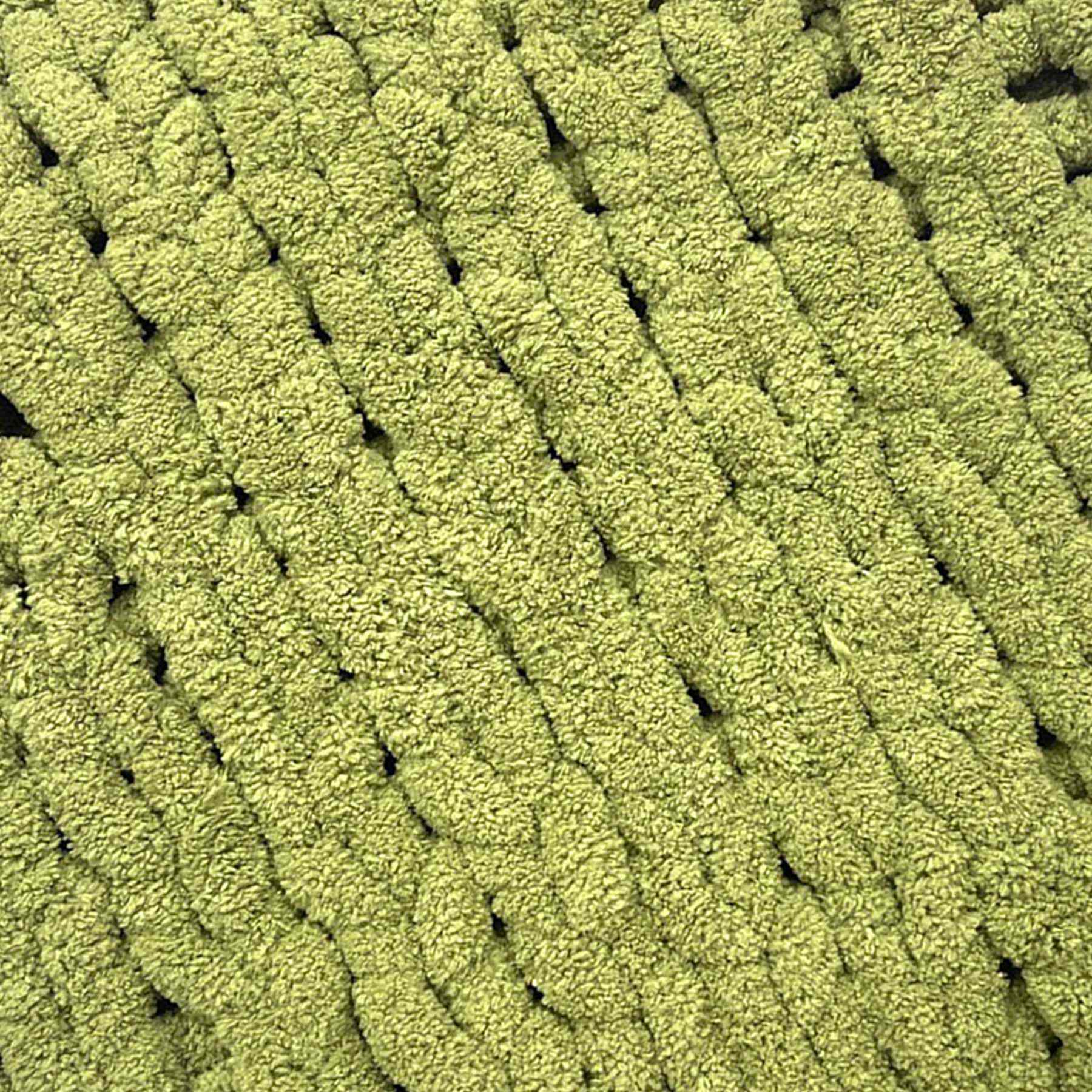 Honeybloom Green Chunky Knit Throw Blanket, 50x60