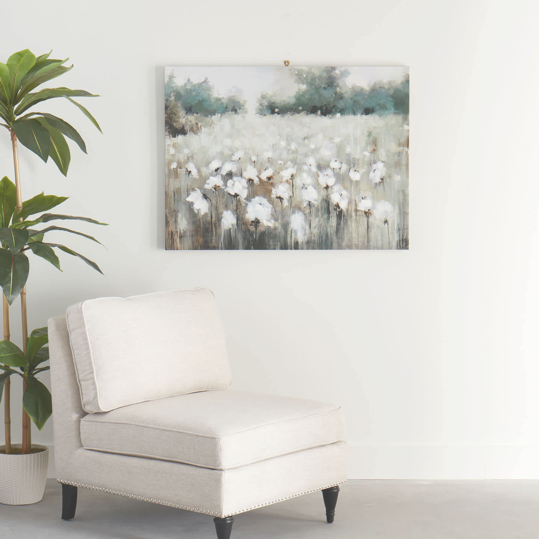 Honeybloom Floral Canvas Wall Art, 40x30