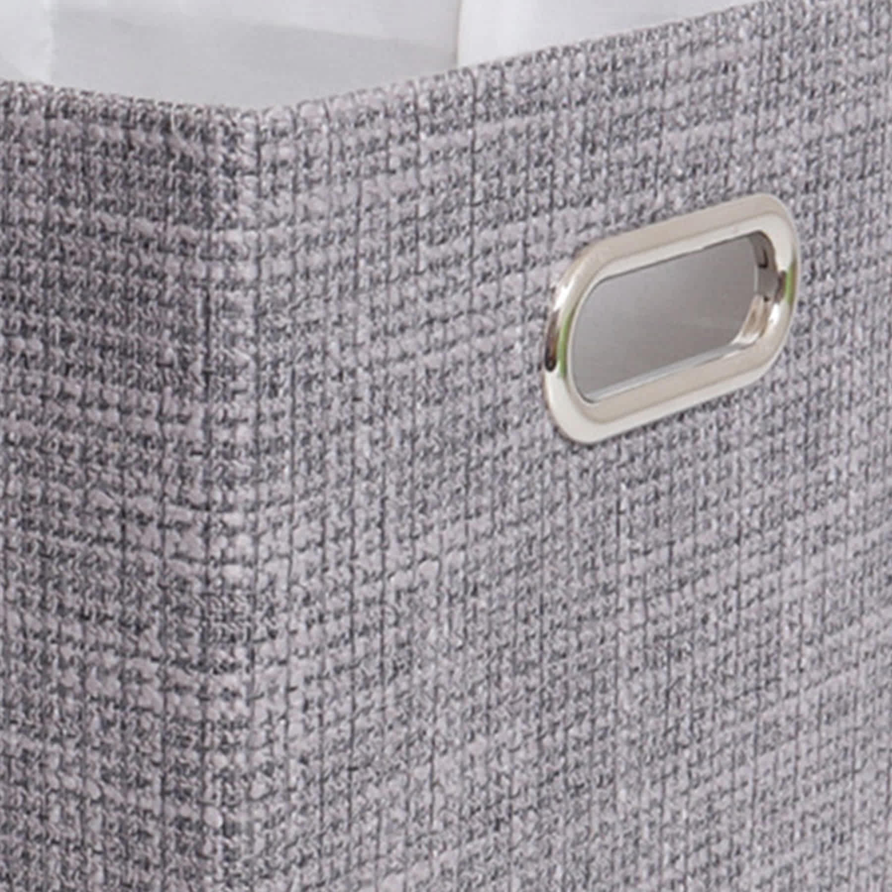 Grey Square Foldable Modular Storage Cube