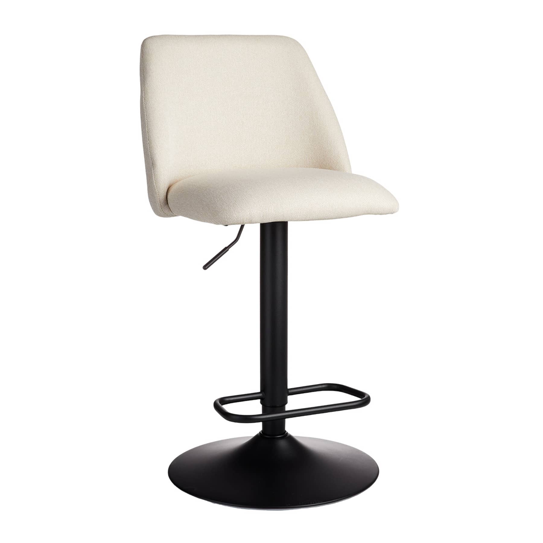 Honeybloom Petra Adjustable Barstool, Beige