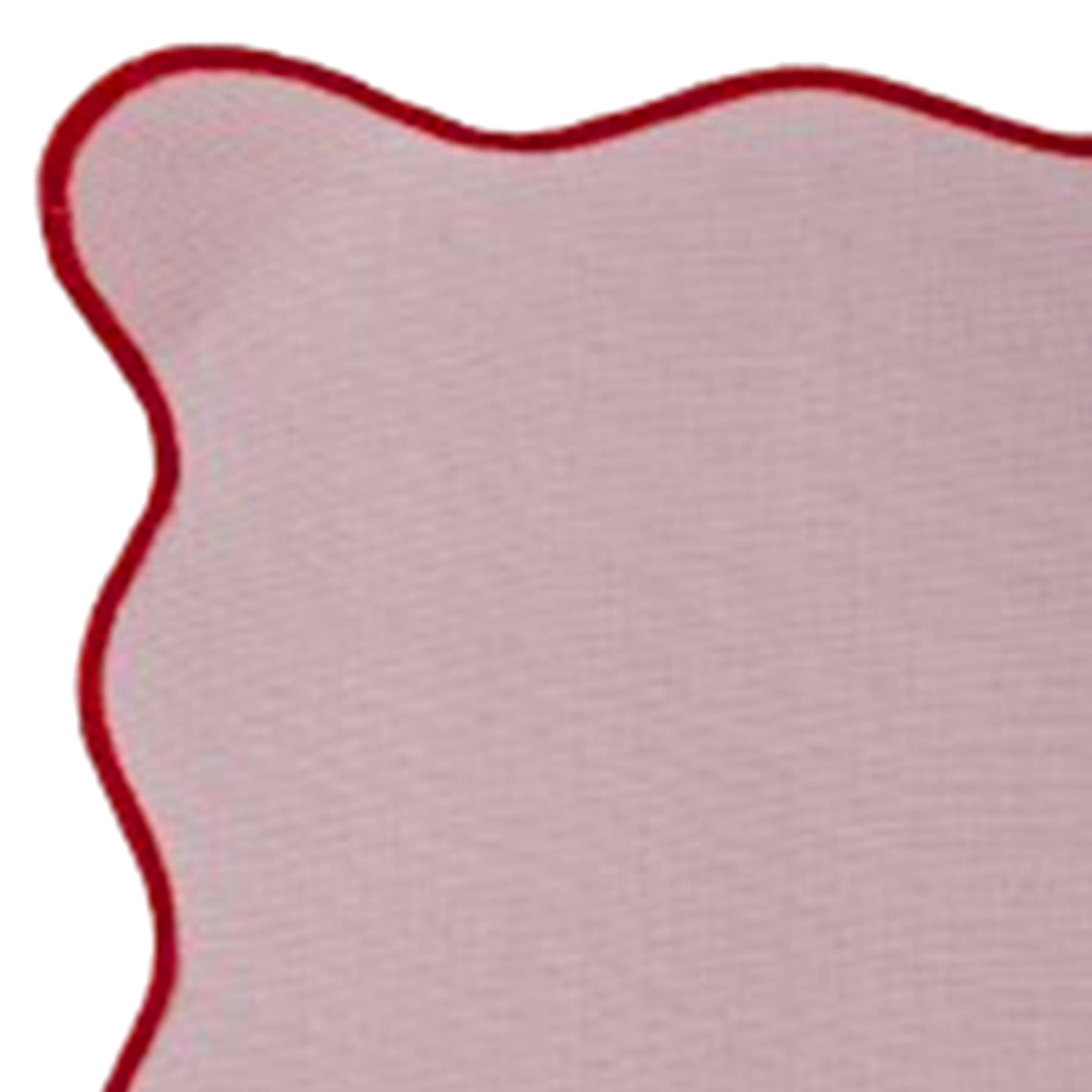 Oh Joy! Pink Scalloped Edge Placemat, 13x19