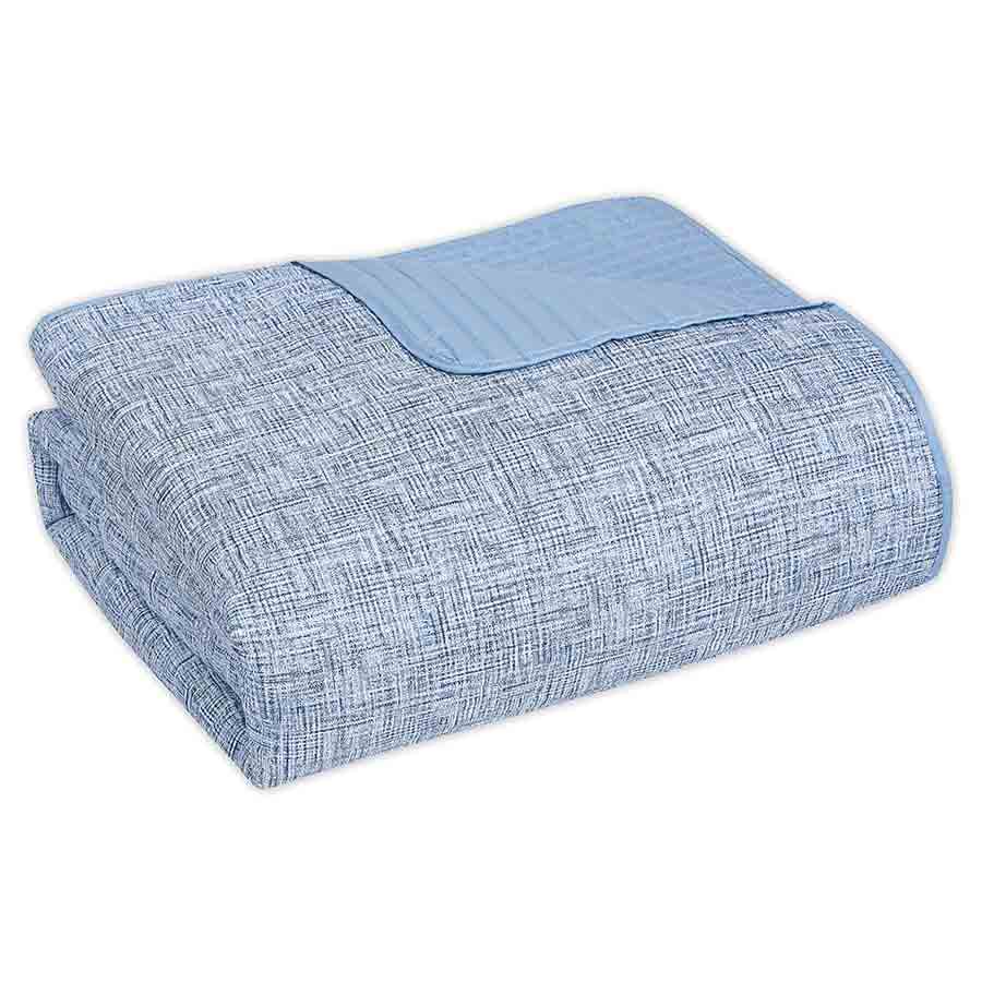 Montana 3-Piece Blue Quilt Set, King