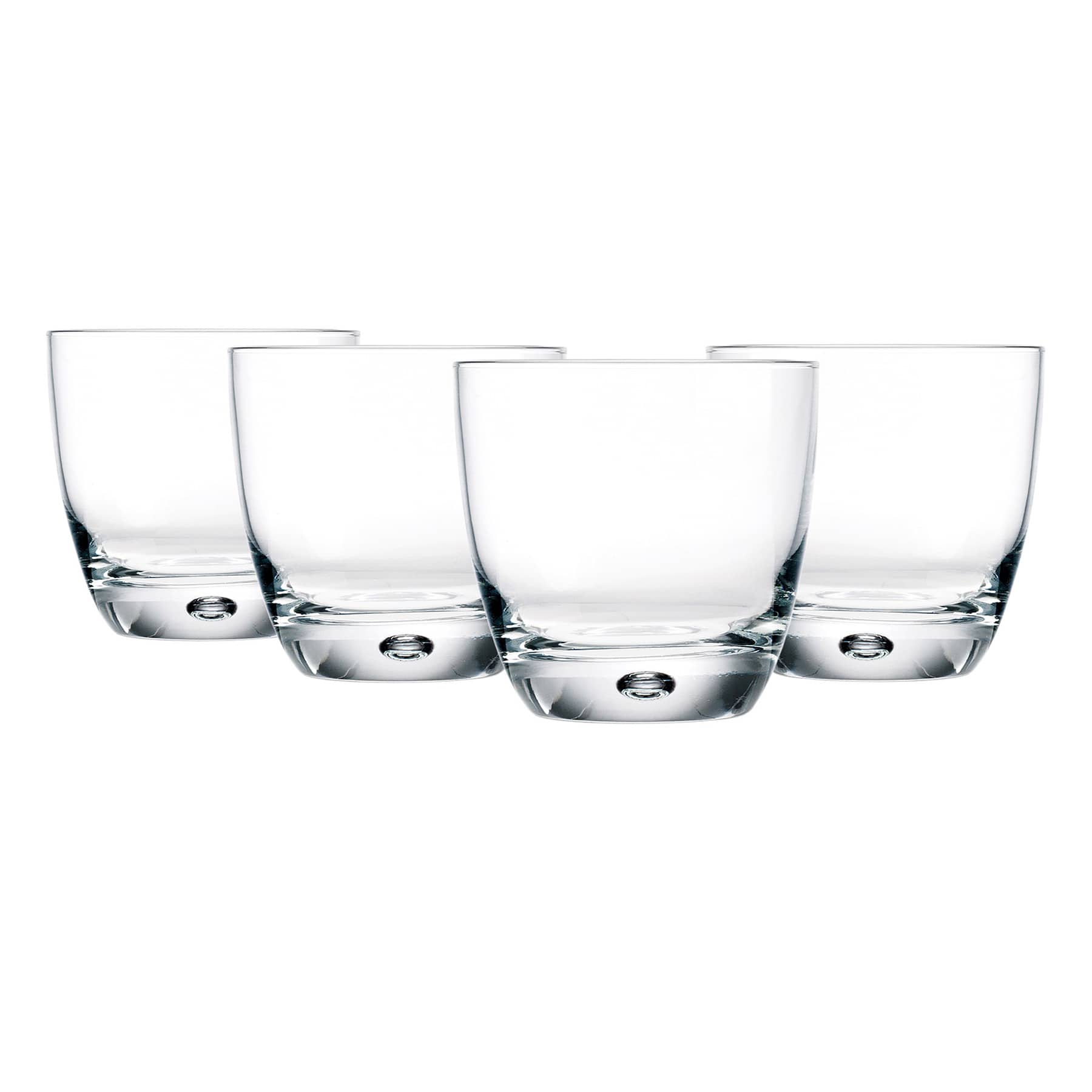 Set of 4 Tribeca Bubble Double Old Fashioned Glasses, 10oz