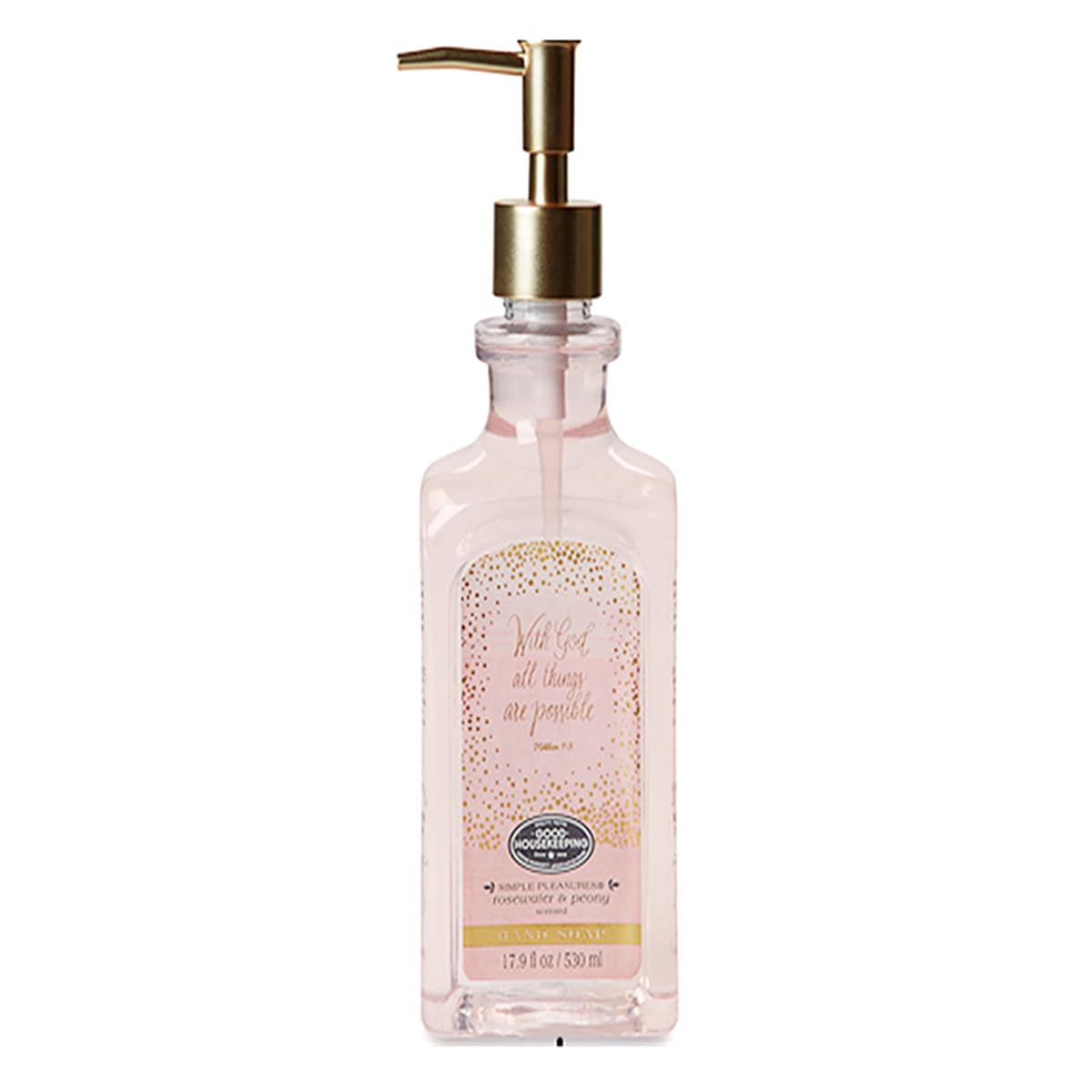 Tall Pump Soap - With God All Things Are Possibe