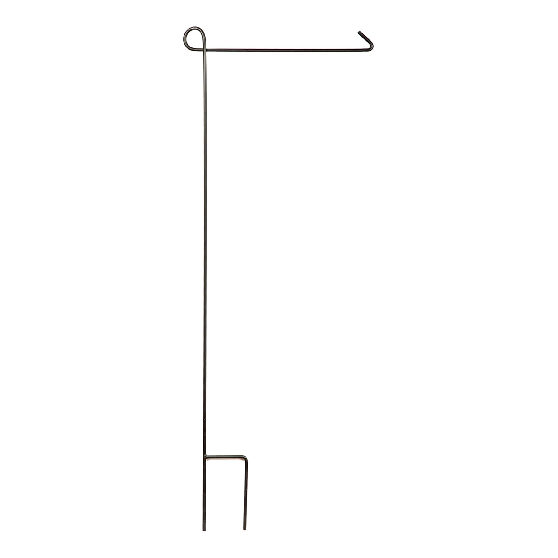 Mini Black Garden Flag Pole, 44"
