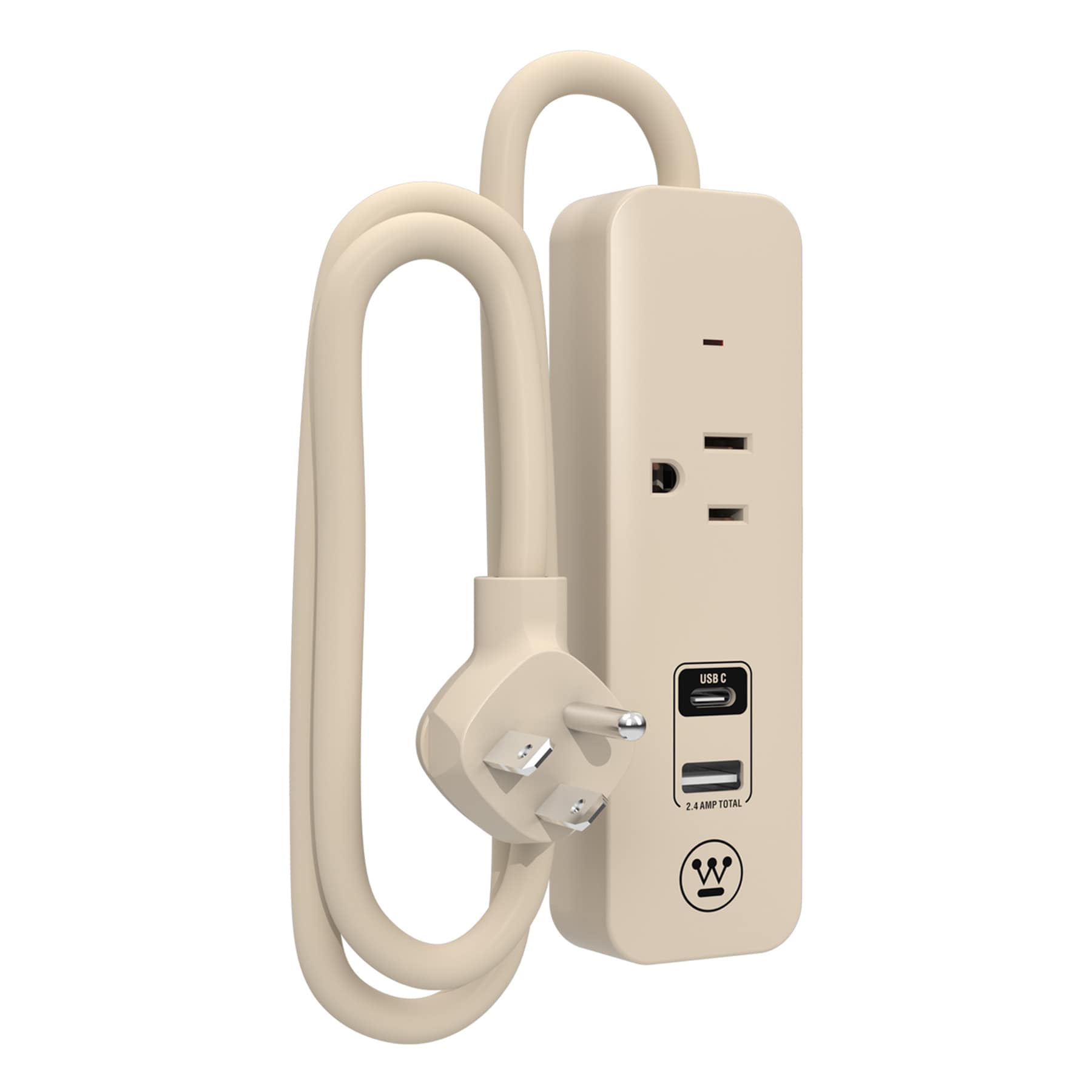 Usb Power Strip White Smoke