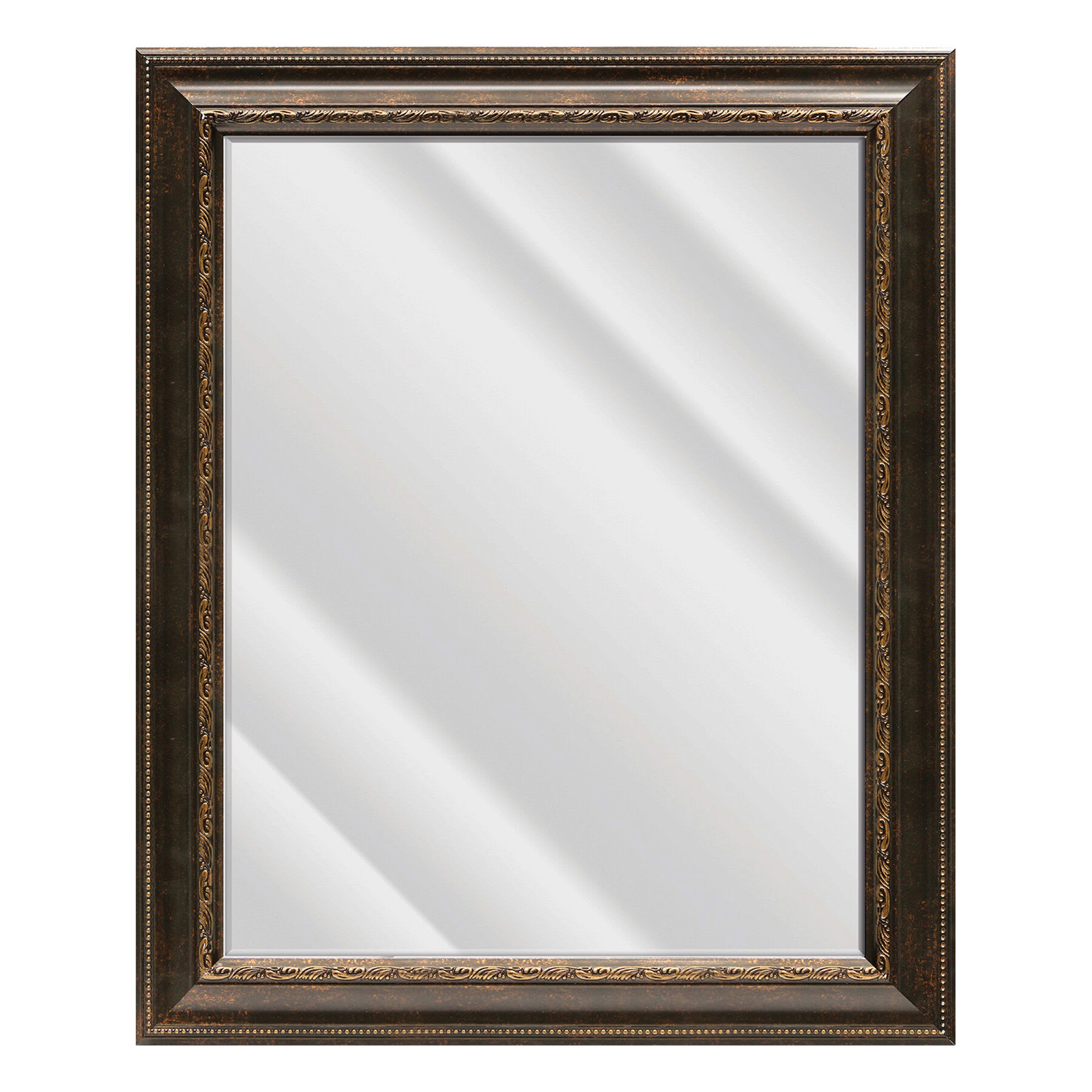 Bianca Bronze Rectangle Wall Mirror, 29x35