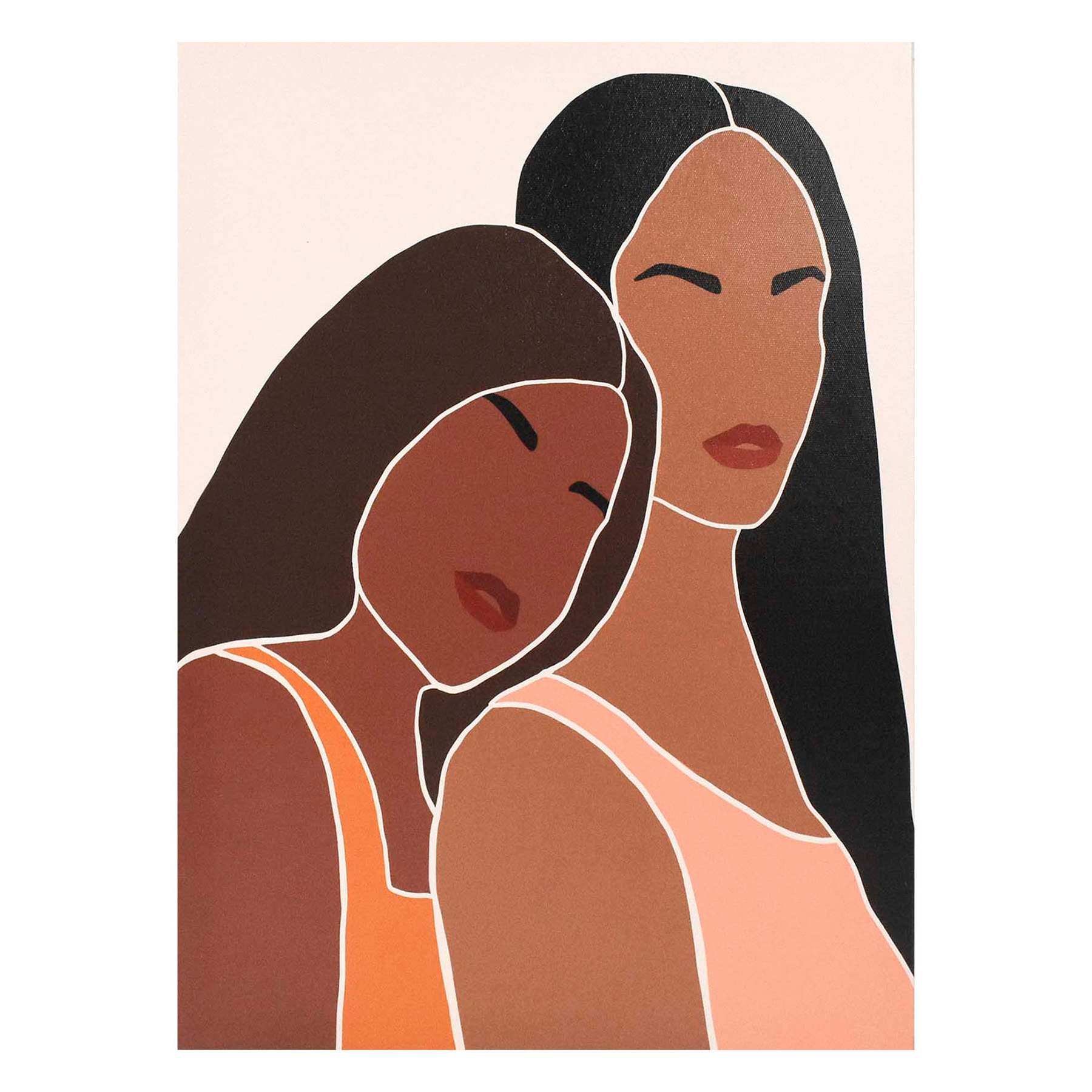 Best Friends Canvas Wall Art, 12x16