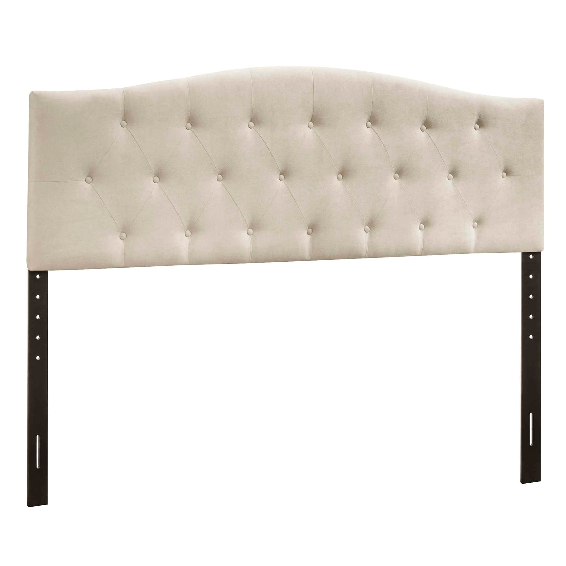 Honeybloom Kane Beige Tufted Headboard, King
