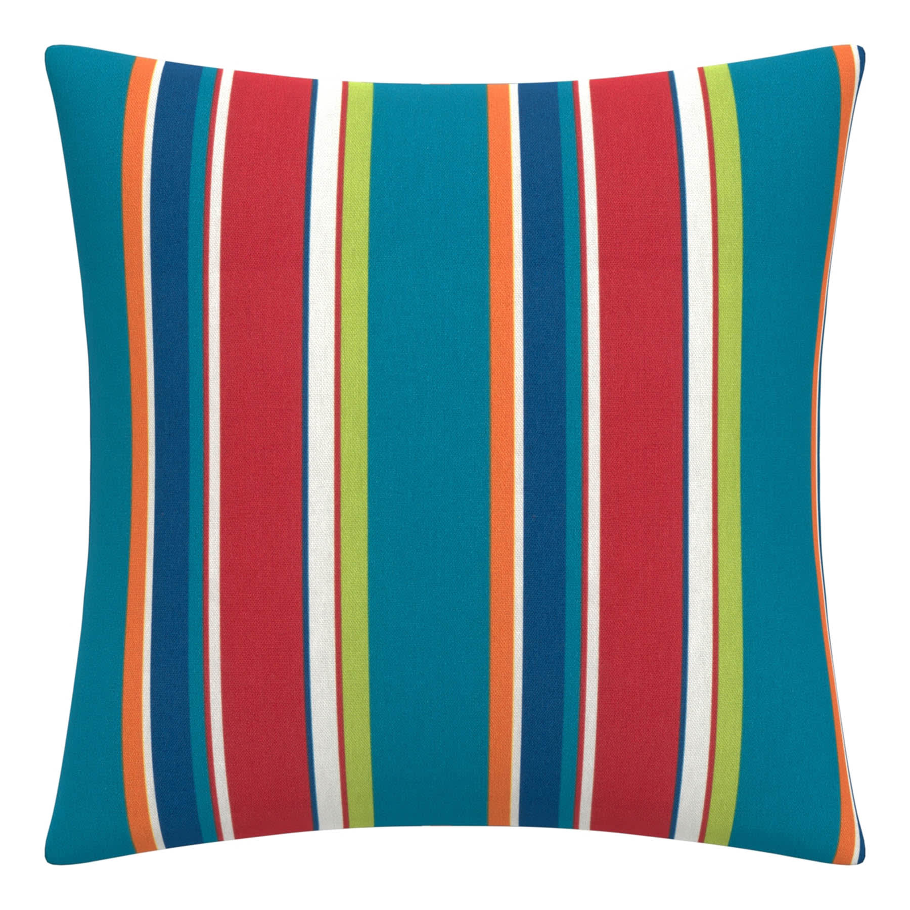 Alvarado Stripe Square Outdoor Throw Pillow, 16"