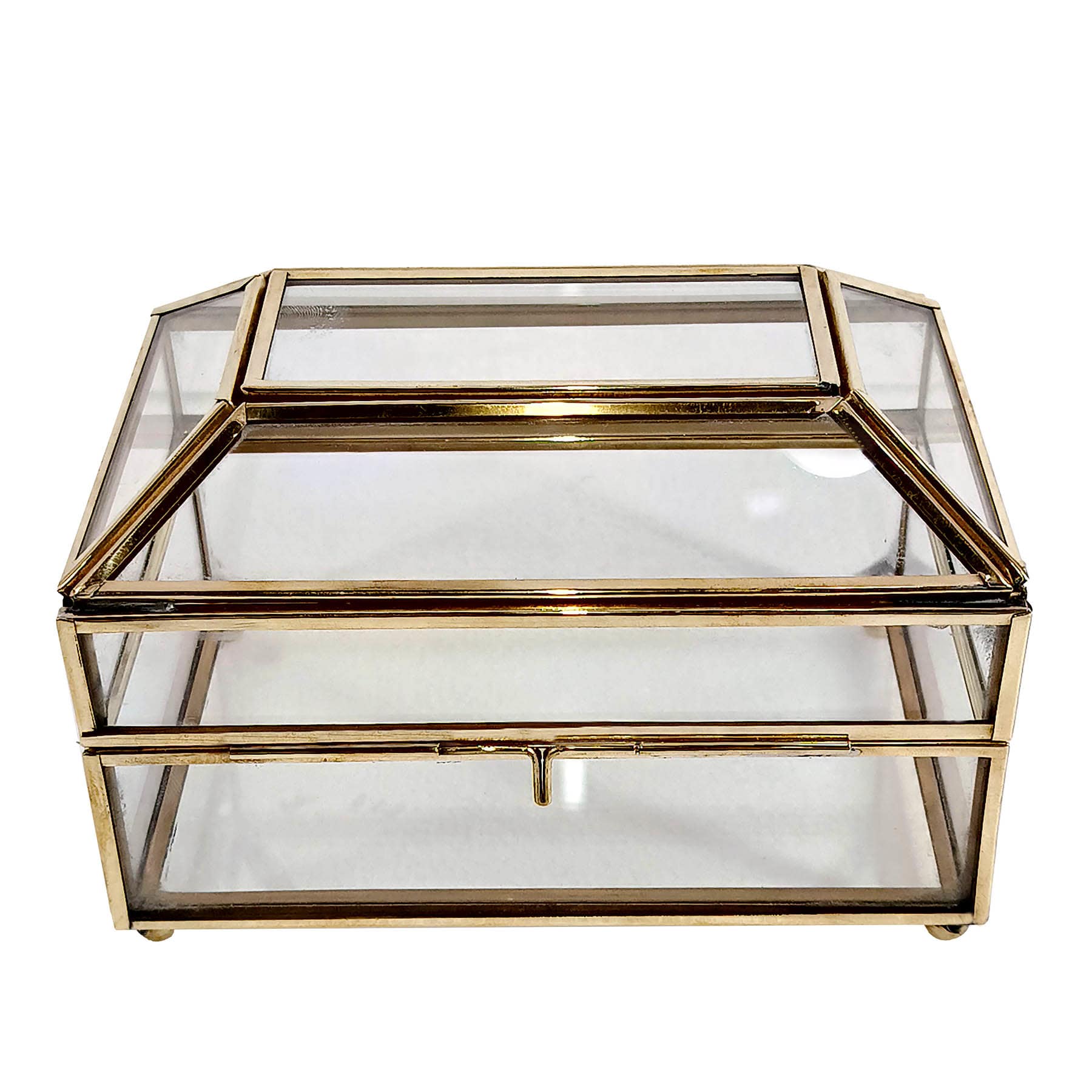 Providence Clear & Gold Decorative Box, 6x4