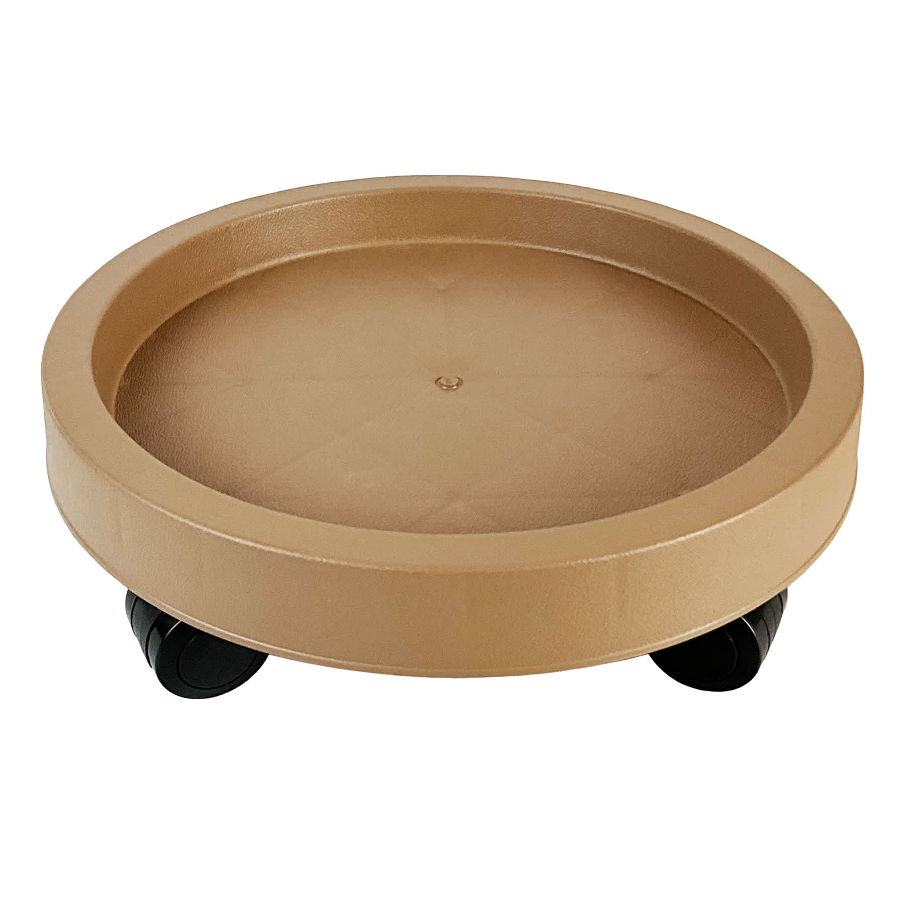 Brown Round Plastic Plant Saucer, 13"