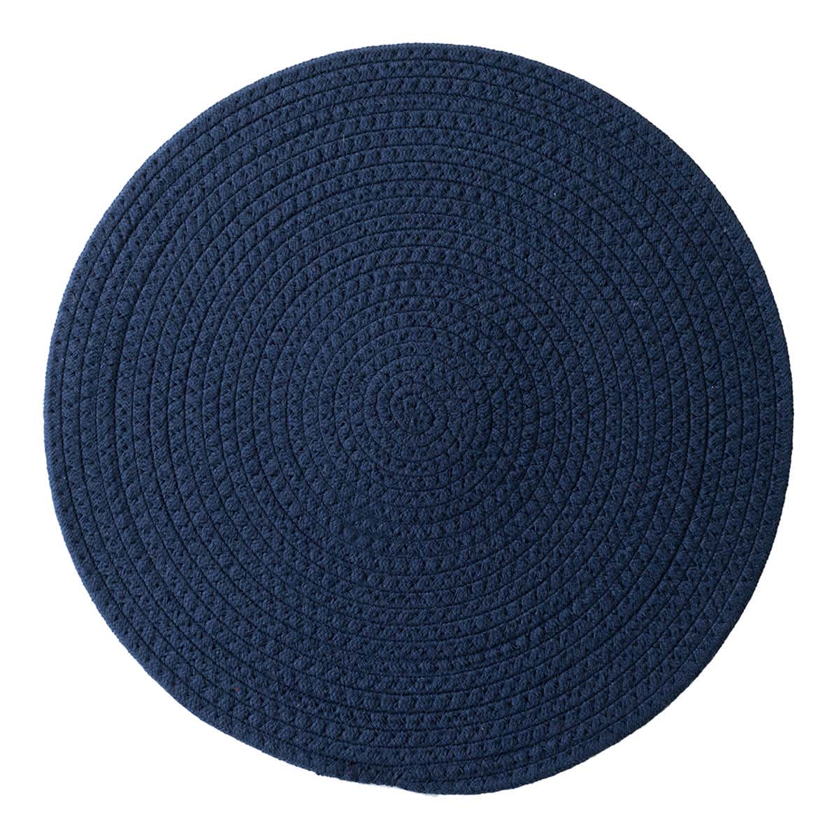 Avilla Navy Round Placemat, 15"
