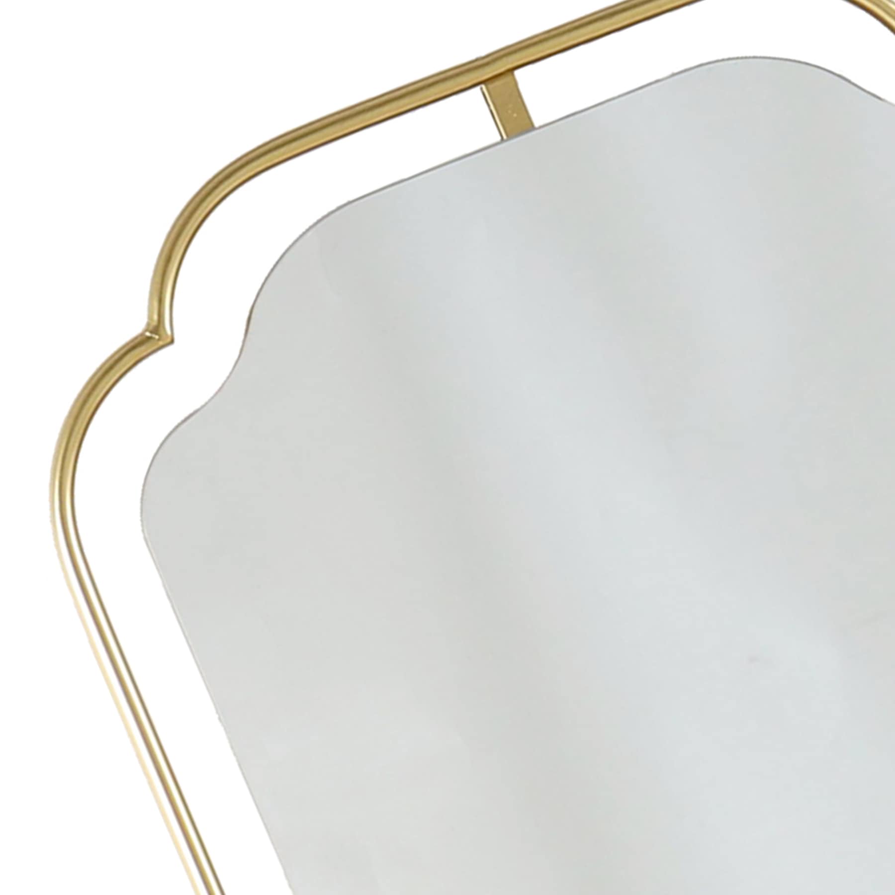 Providence Gold Floating Wall Mirror, 22x34
