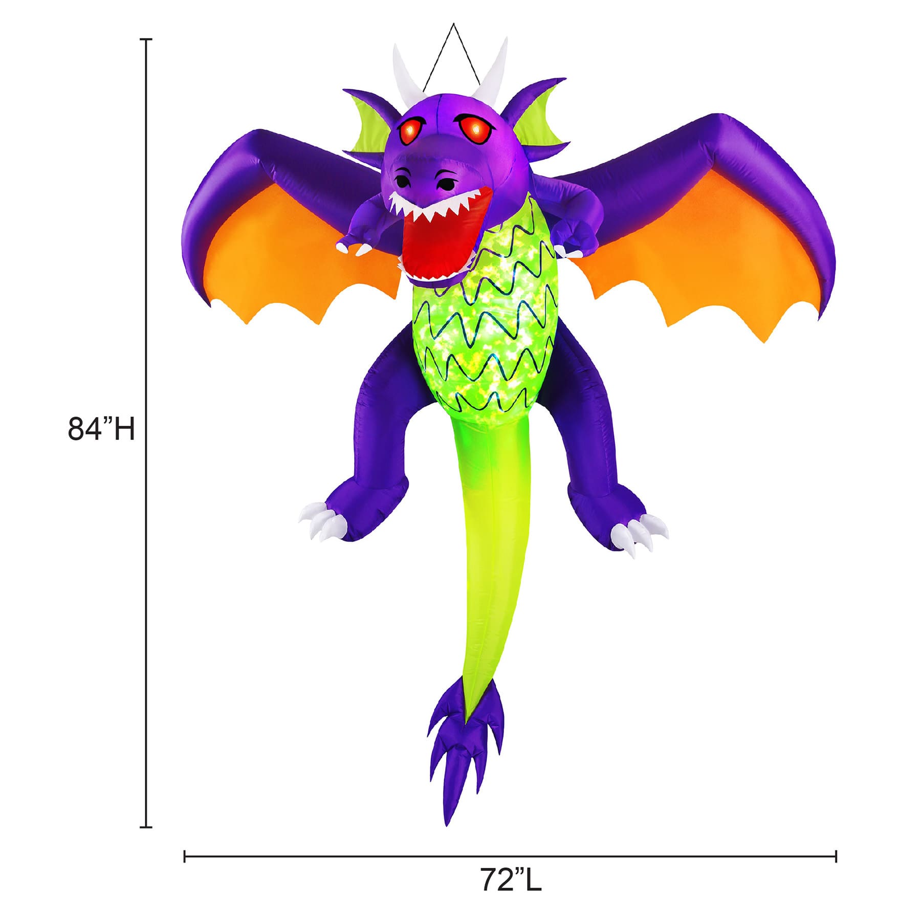 Celestial Dragon Halloween Inflatable, 7'