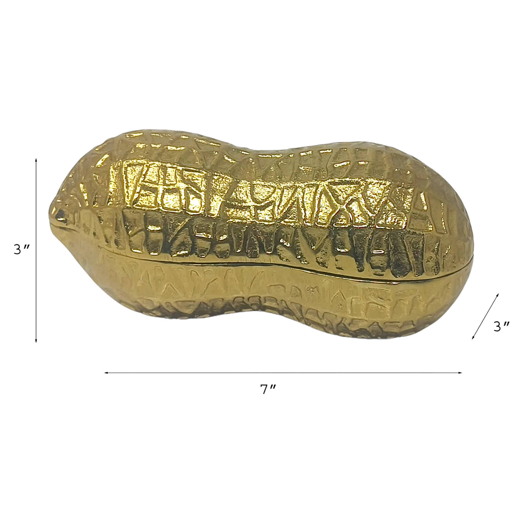 Peanut Decorative Aluminum Box