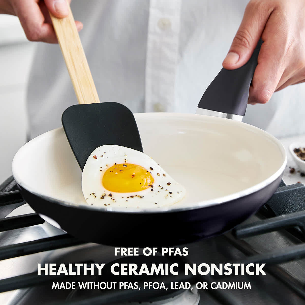 Greenpan Rio Black 8"