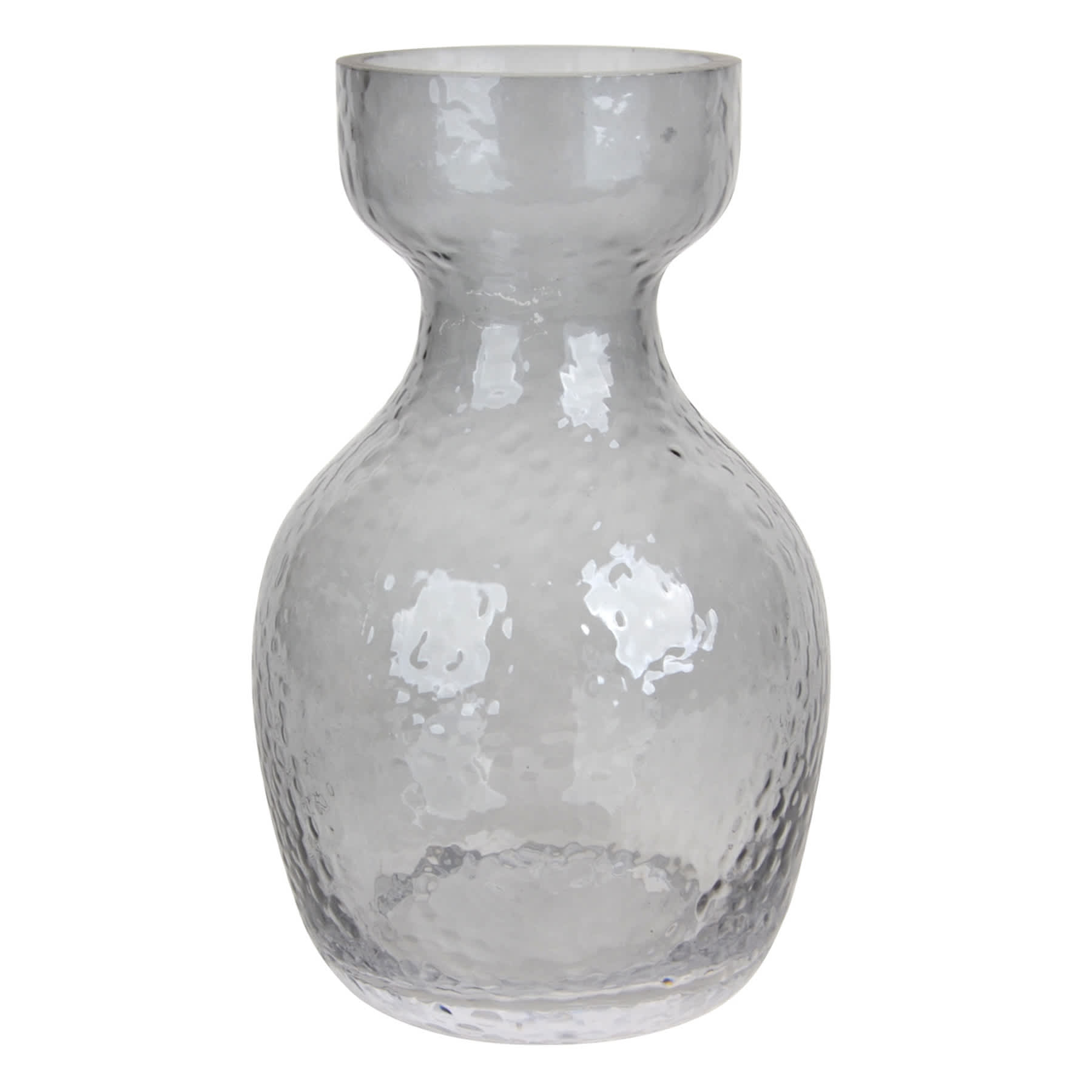 Found & Fable Grey Textured Ceramic Vase, 7"
