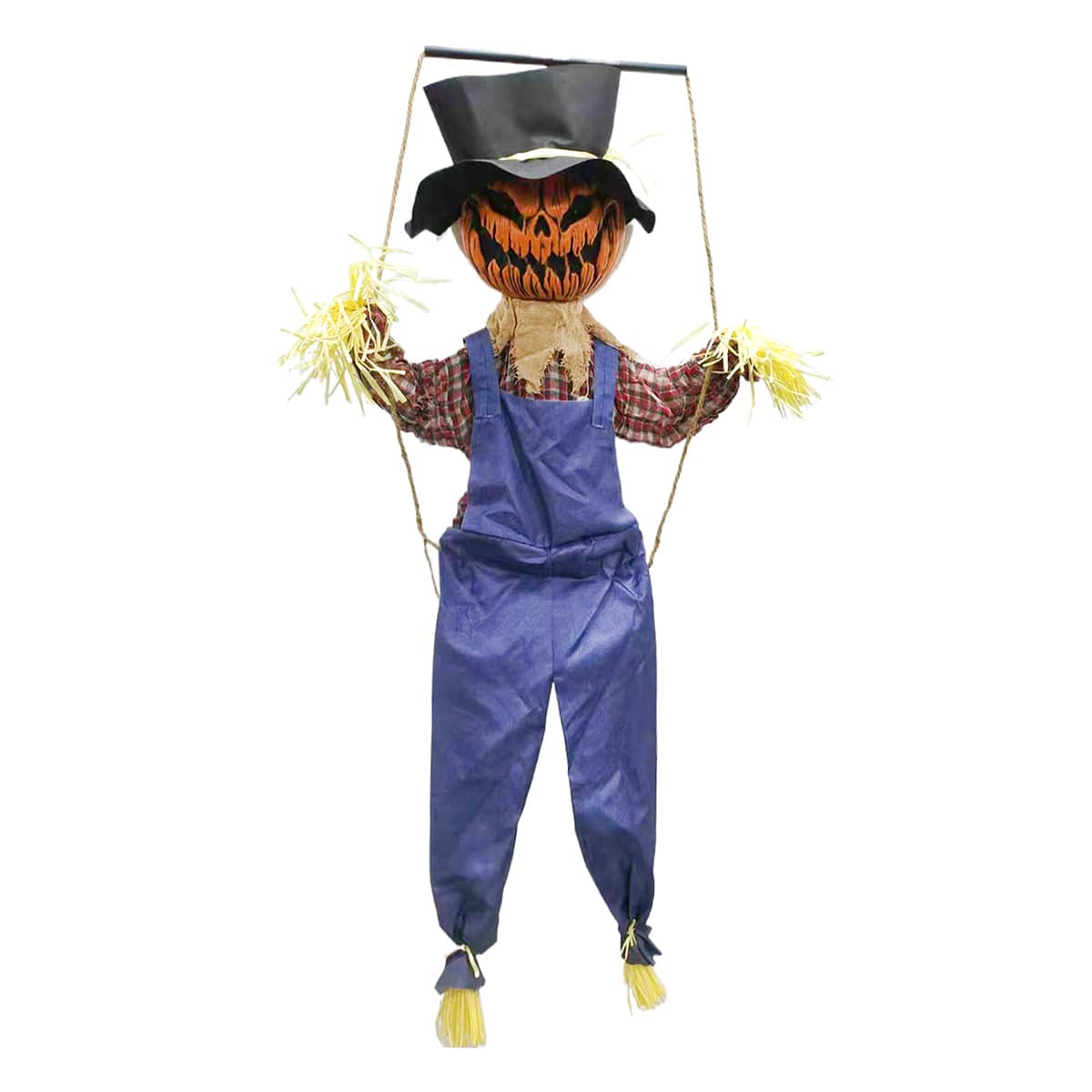 Shaking Jack-o'-Lantern Scarecrow, 5'