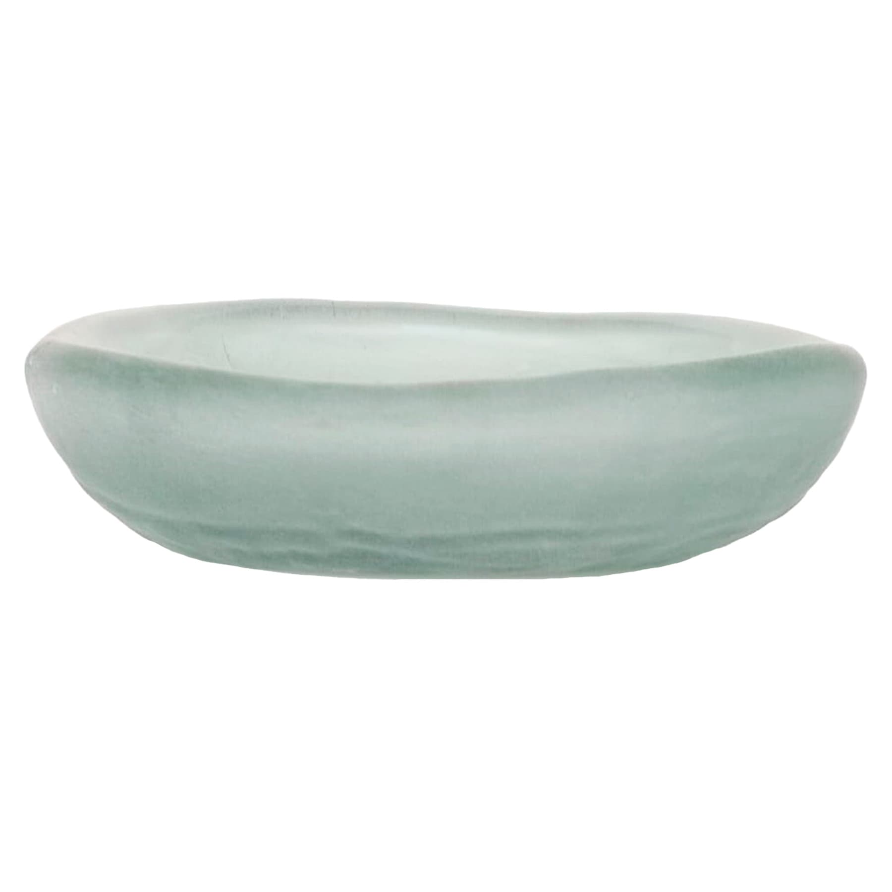 Ty Pennington Grey Frosted Glass Decorative Bowl, 5.5"