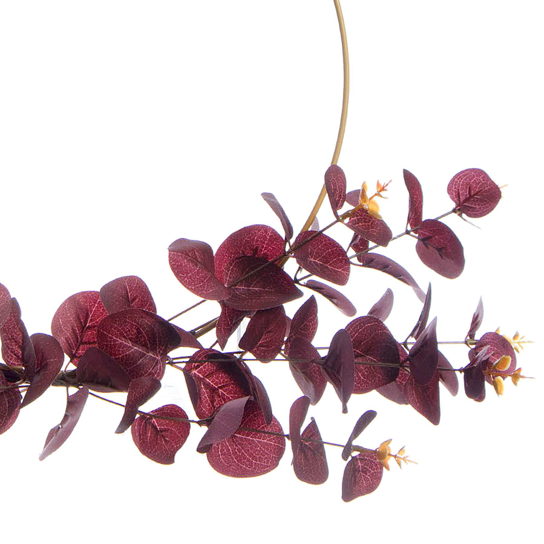 Honeybloom Maroon Eucalyptus Ring, 14"
