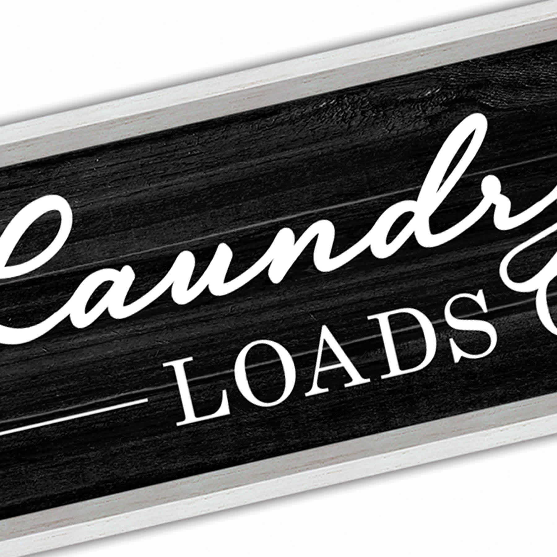 Laundry Room Wall Sign, 30x8