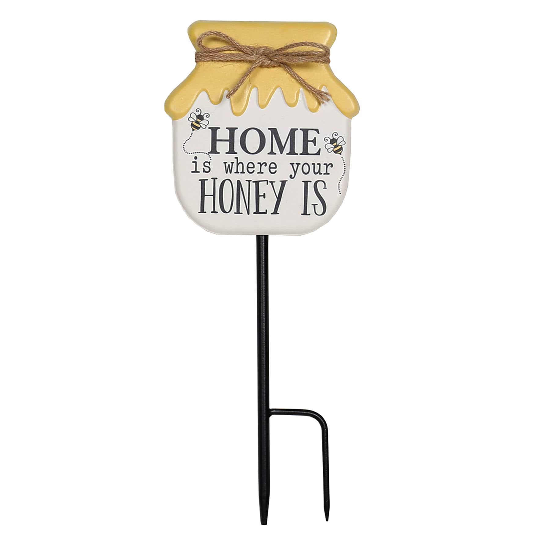 Honeybloom Home Is Where Your Honey Is Yard Stake, 14"