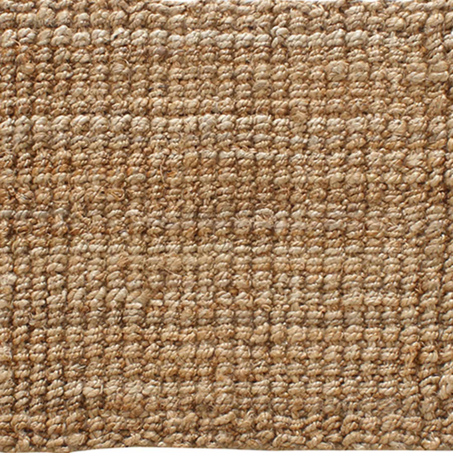 (B181) Honeybloom Boucle Jute Runner, 2x7