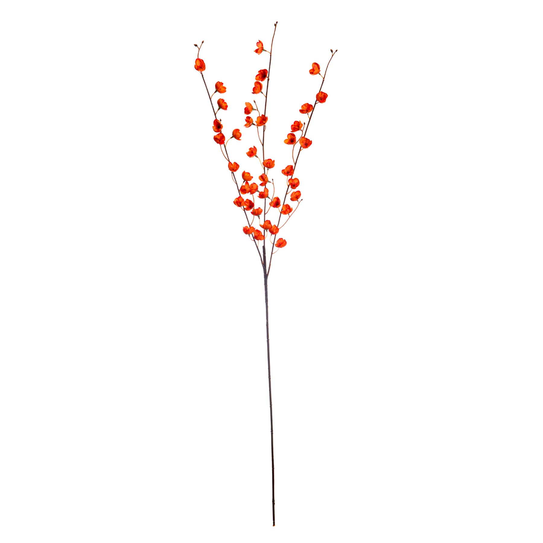 Orange Mini Phalaenopsis Floral Spray, 41"
