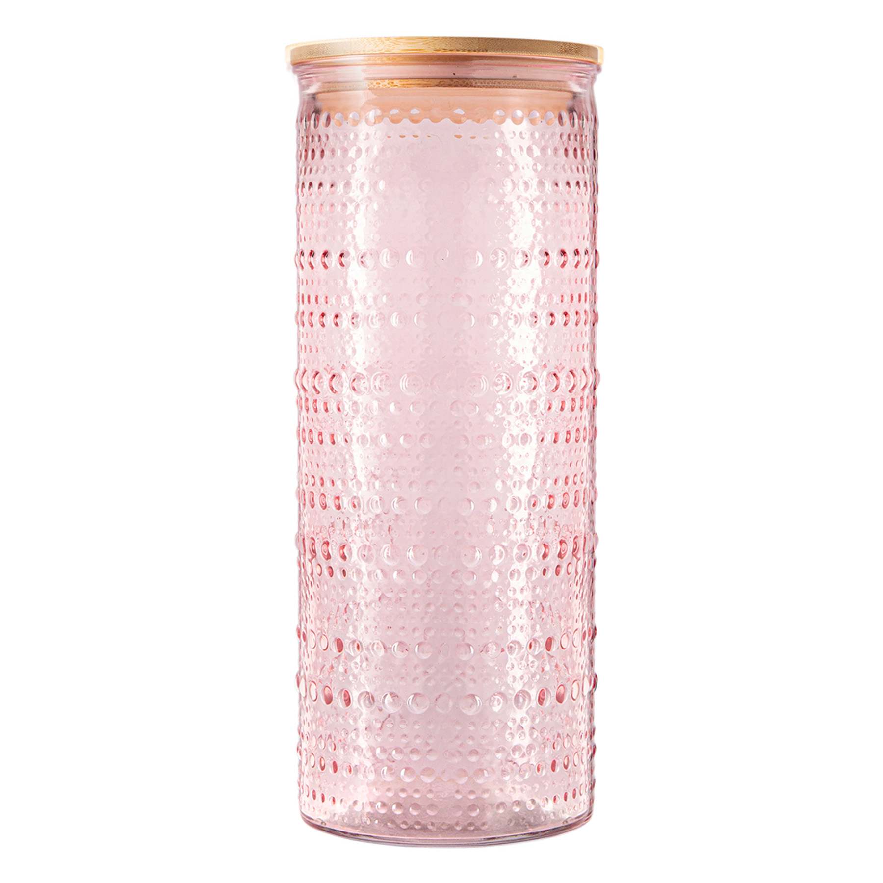 Halo Blush Pink Canister with Bamboo Lid, 91oz