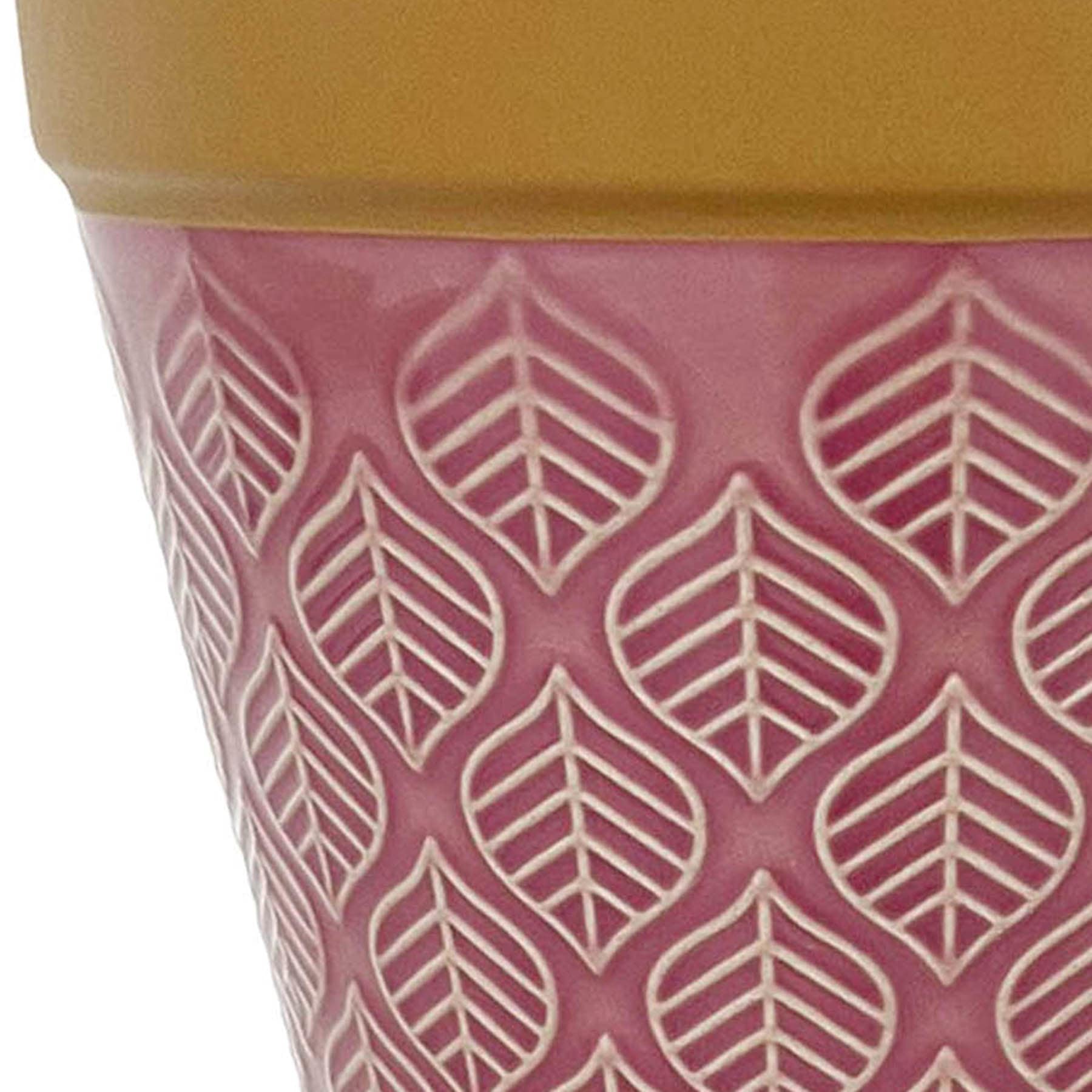 Indoor Sierra Planter Red with Saucer, 6"