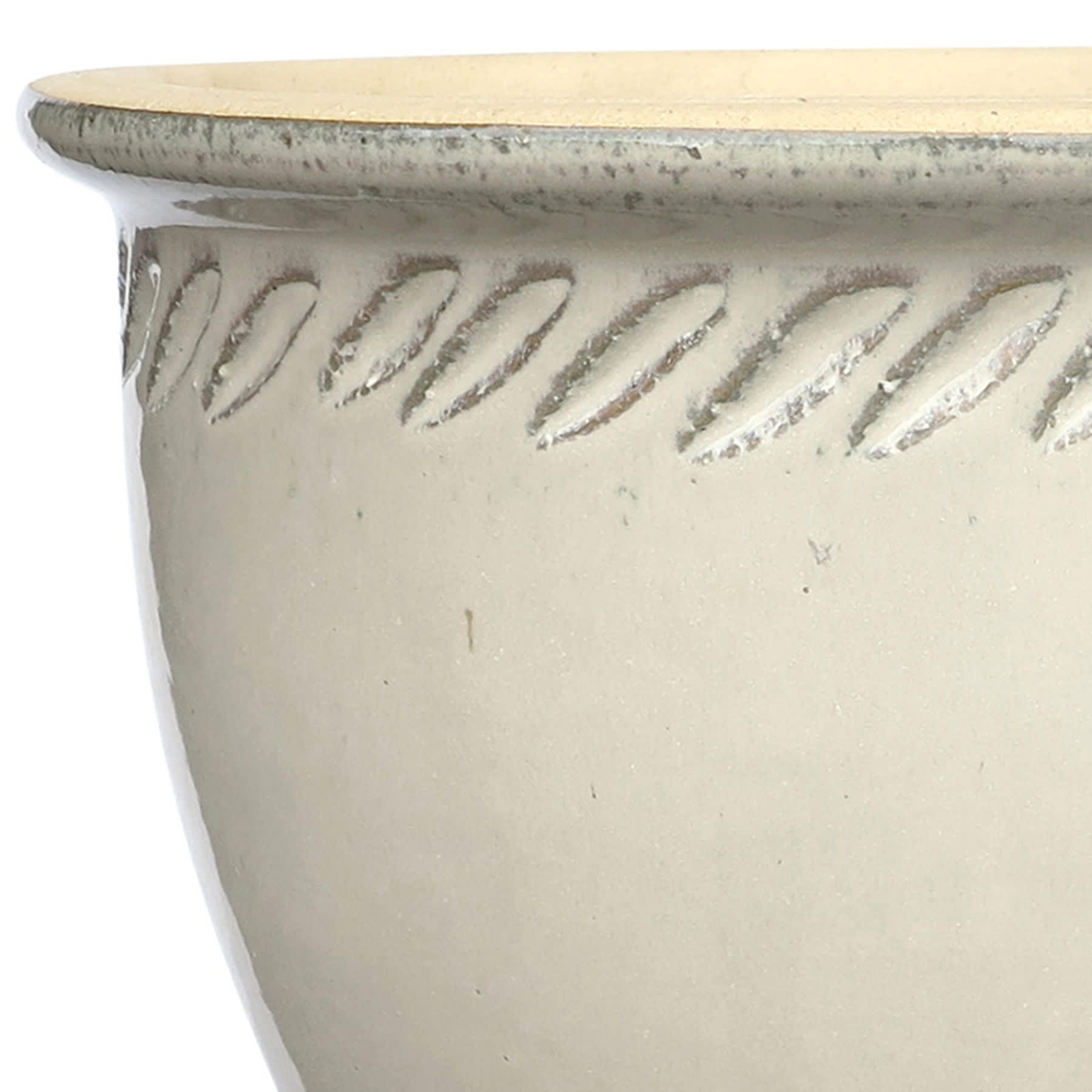 Vegas White Outdoor Planter, Medium