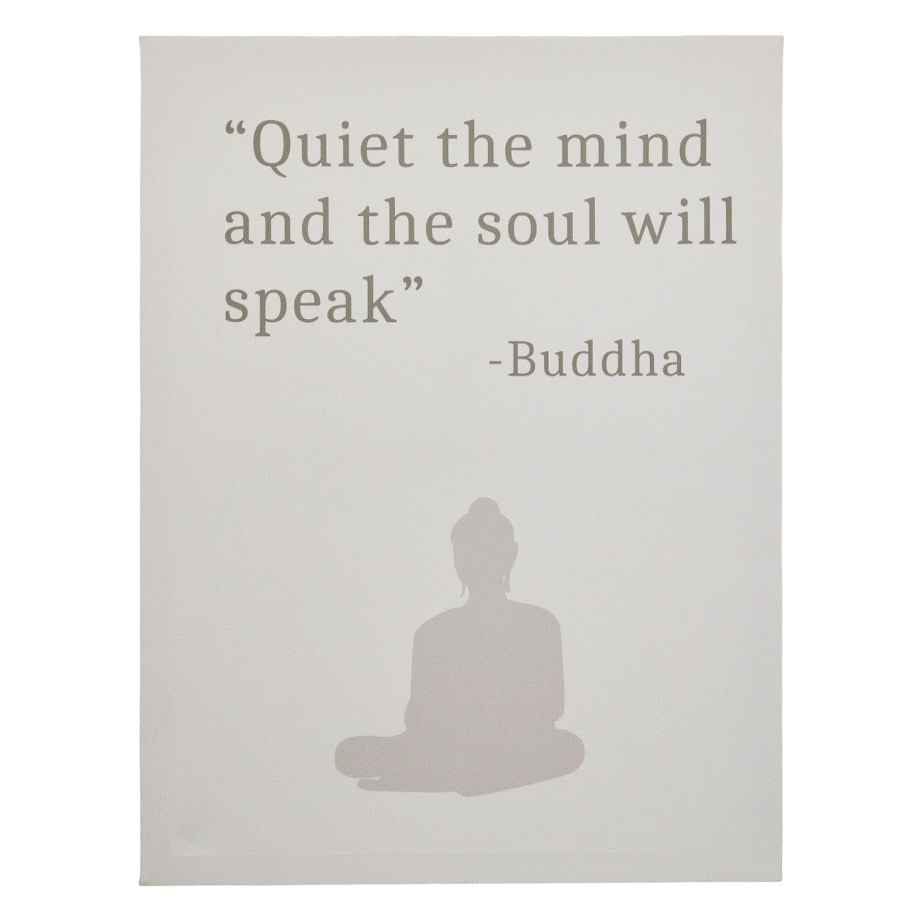 Quiet The Mind Canvas Wall Art, 12x16