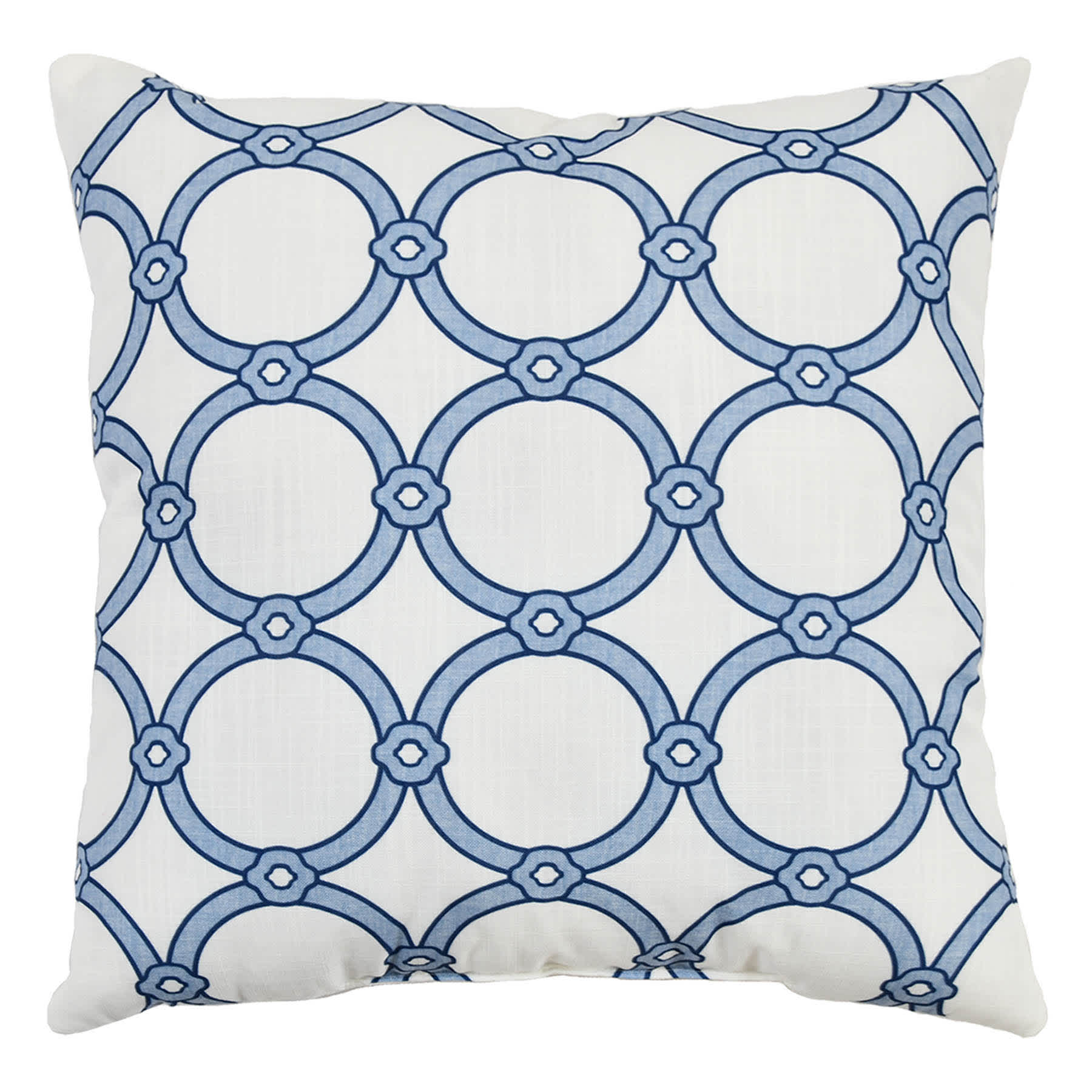 Providence Trellis Print Throw Pillow, 18"