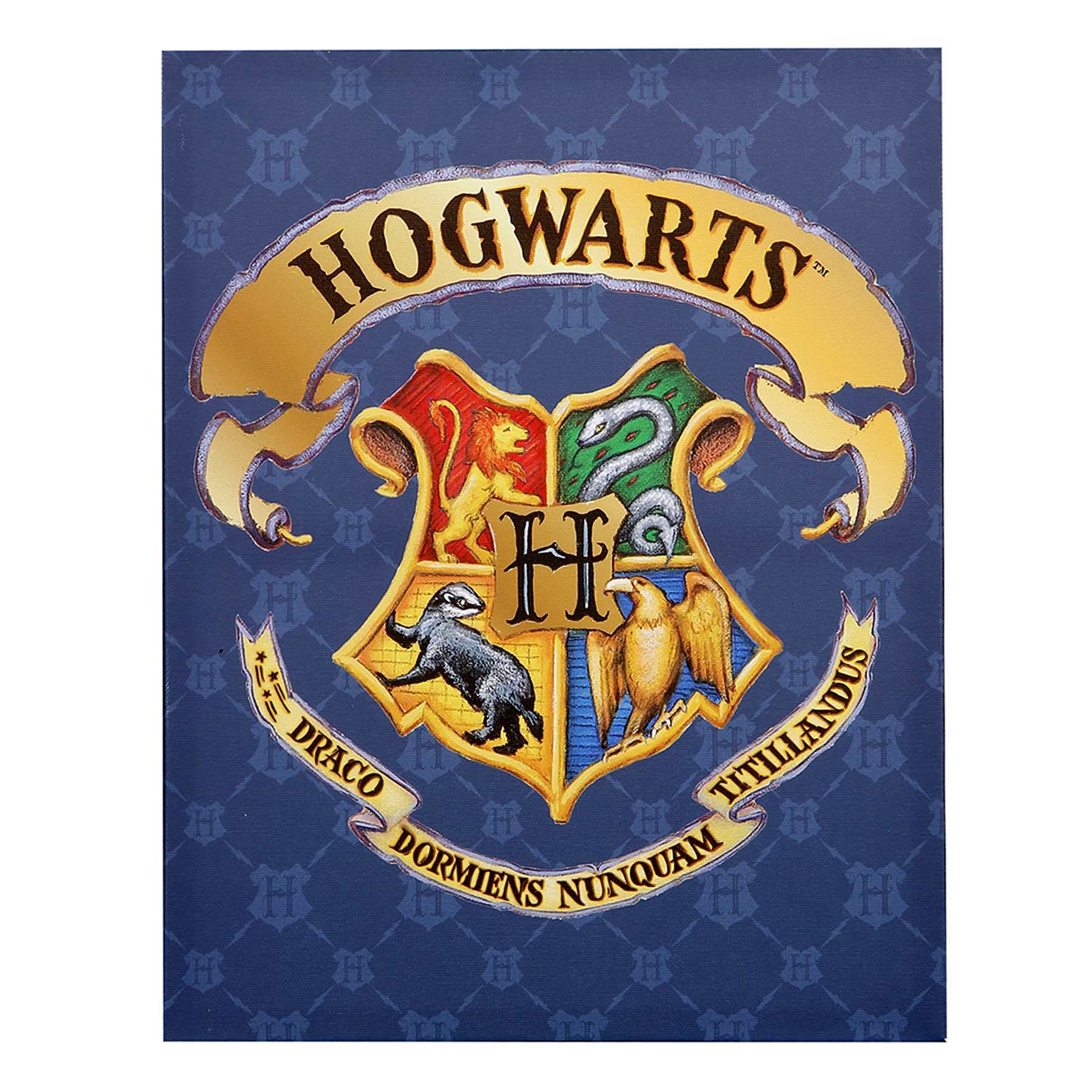 Harry Potter Crest Canvas Wall Art, 11x14