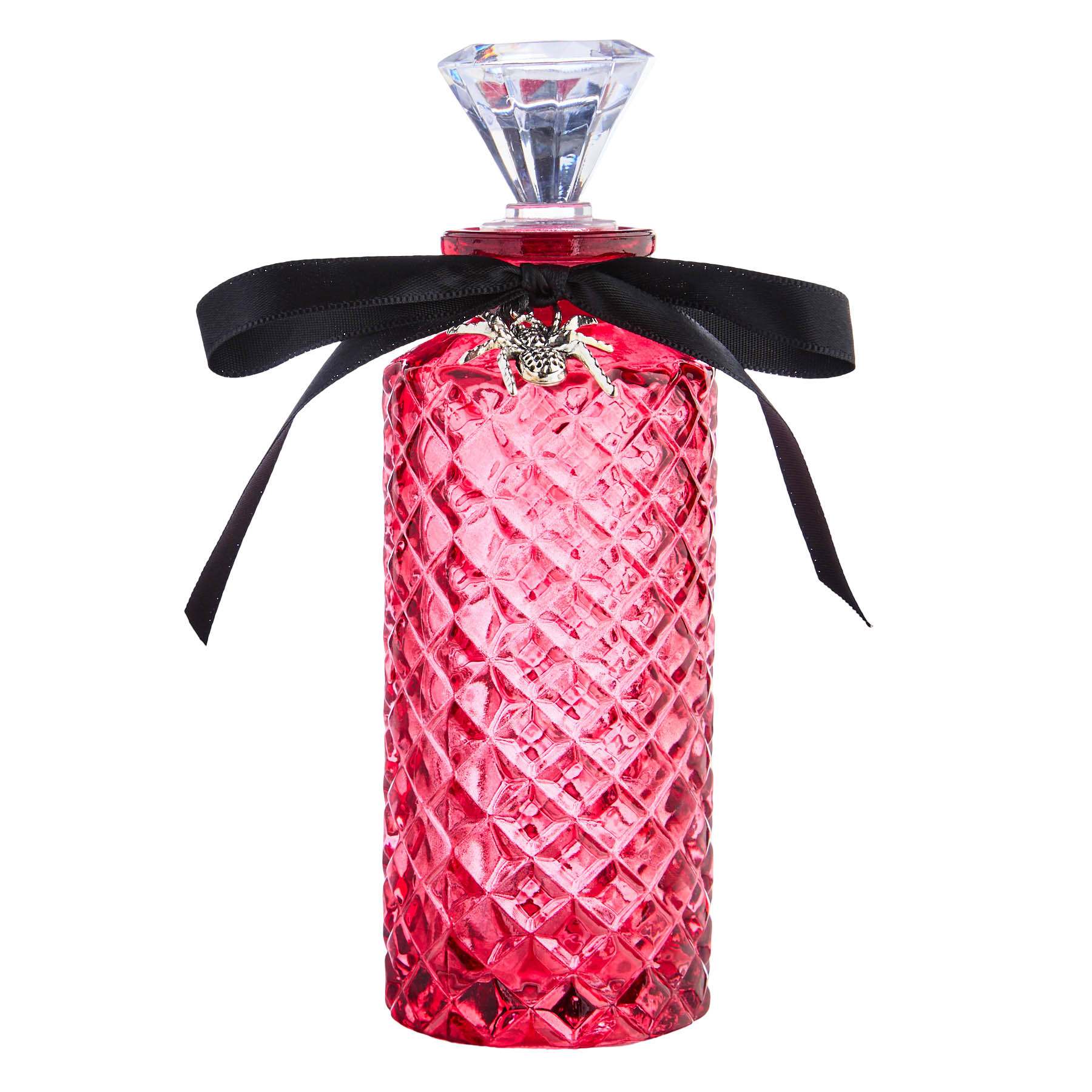 Spellbound Red Glass Potion Bottle, 6"