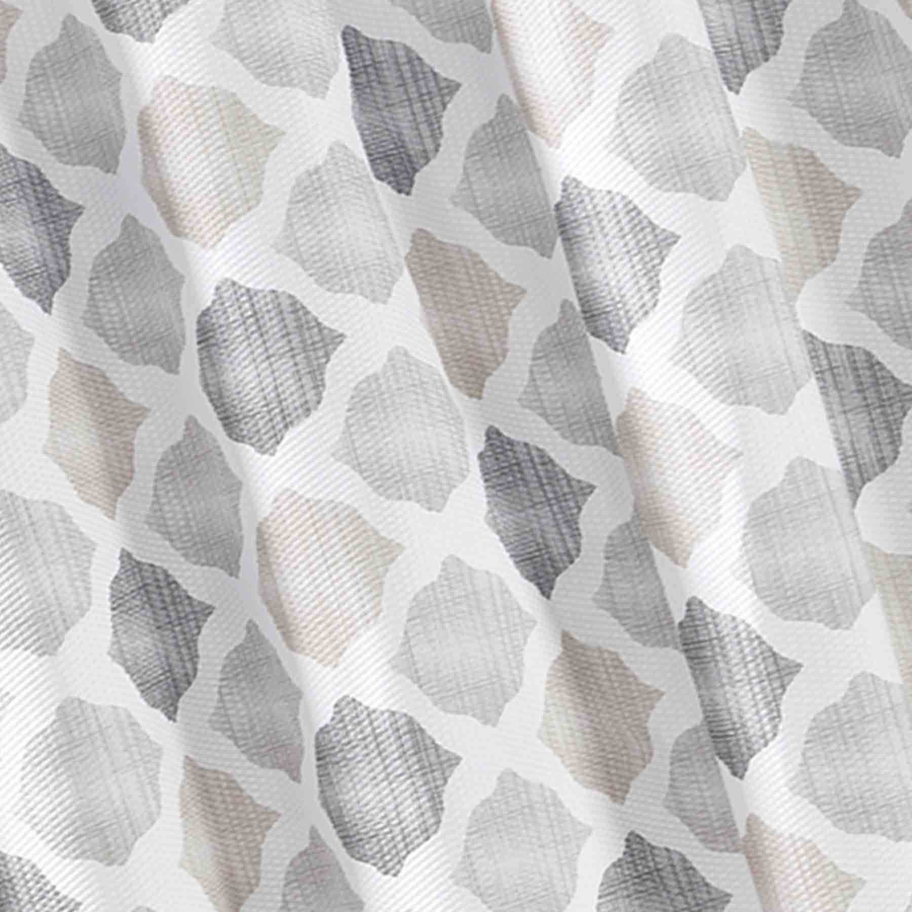 Natural Tile Toss Shower Curtain, 72"