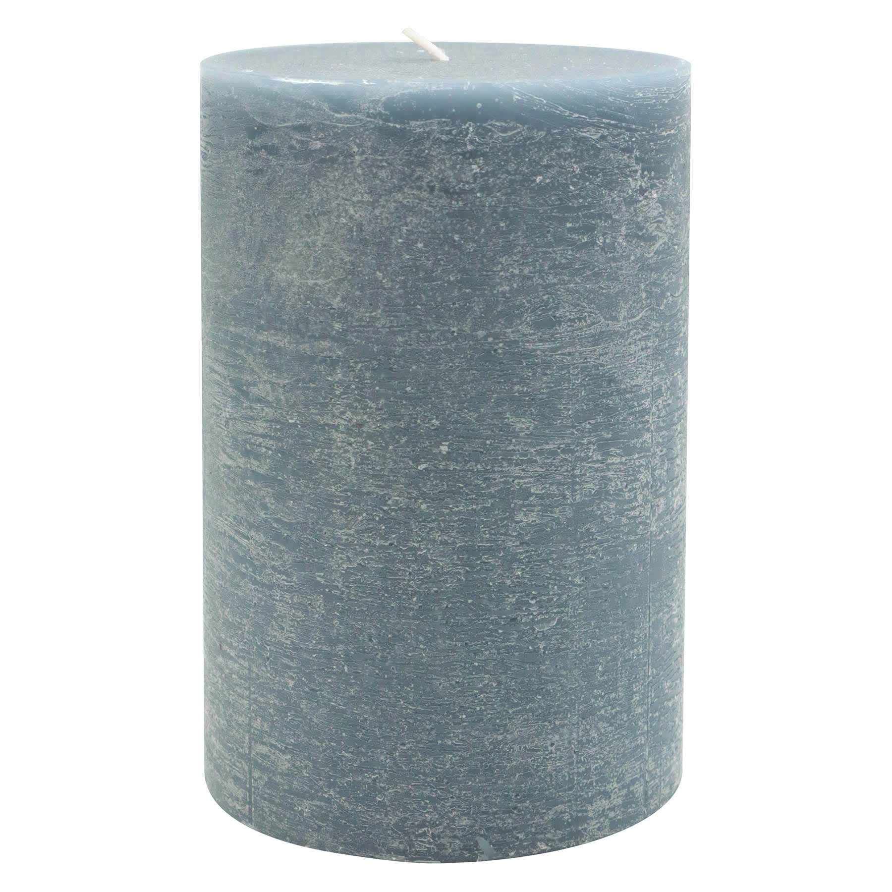 Blue Unscented Pillar Candle, 4x6