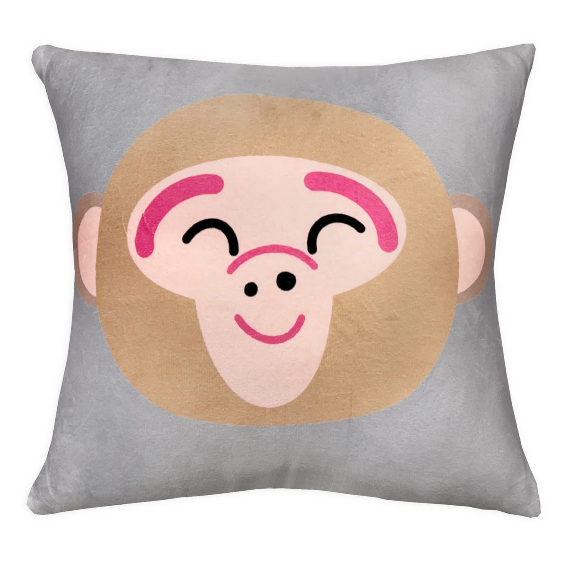 Tiny Dreamers 2-Pack Monkey & Zoo Throw Pillows, 14"