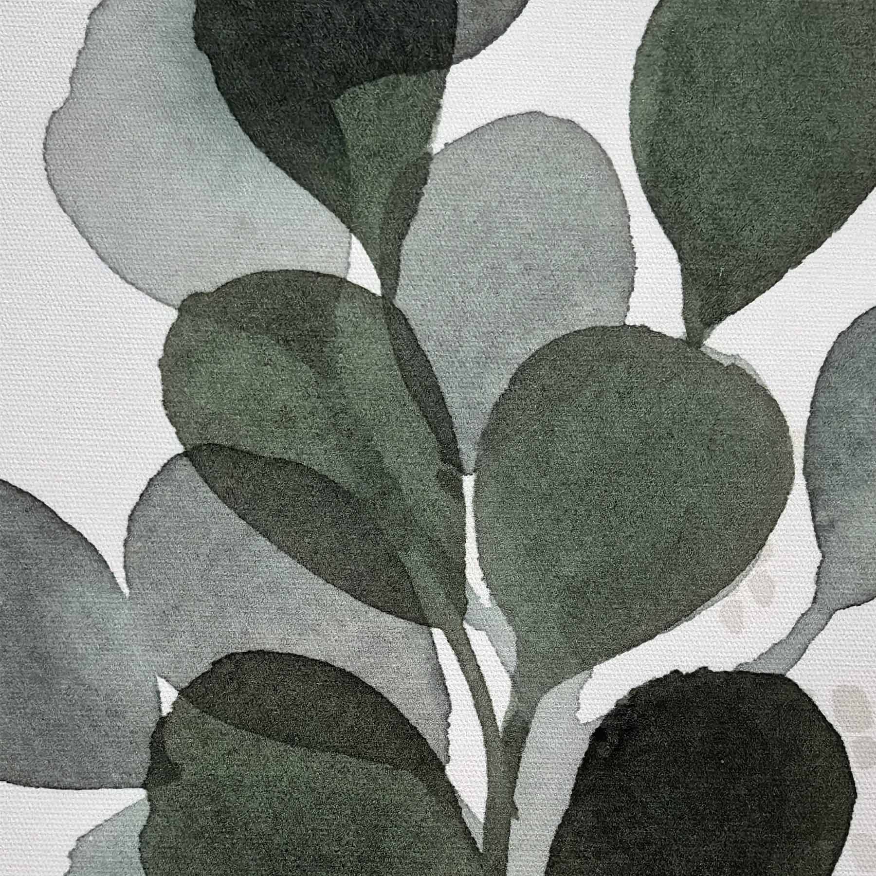 Framed Leaf Canvas Wall Art,12x16