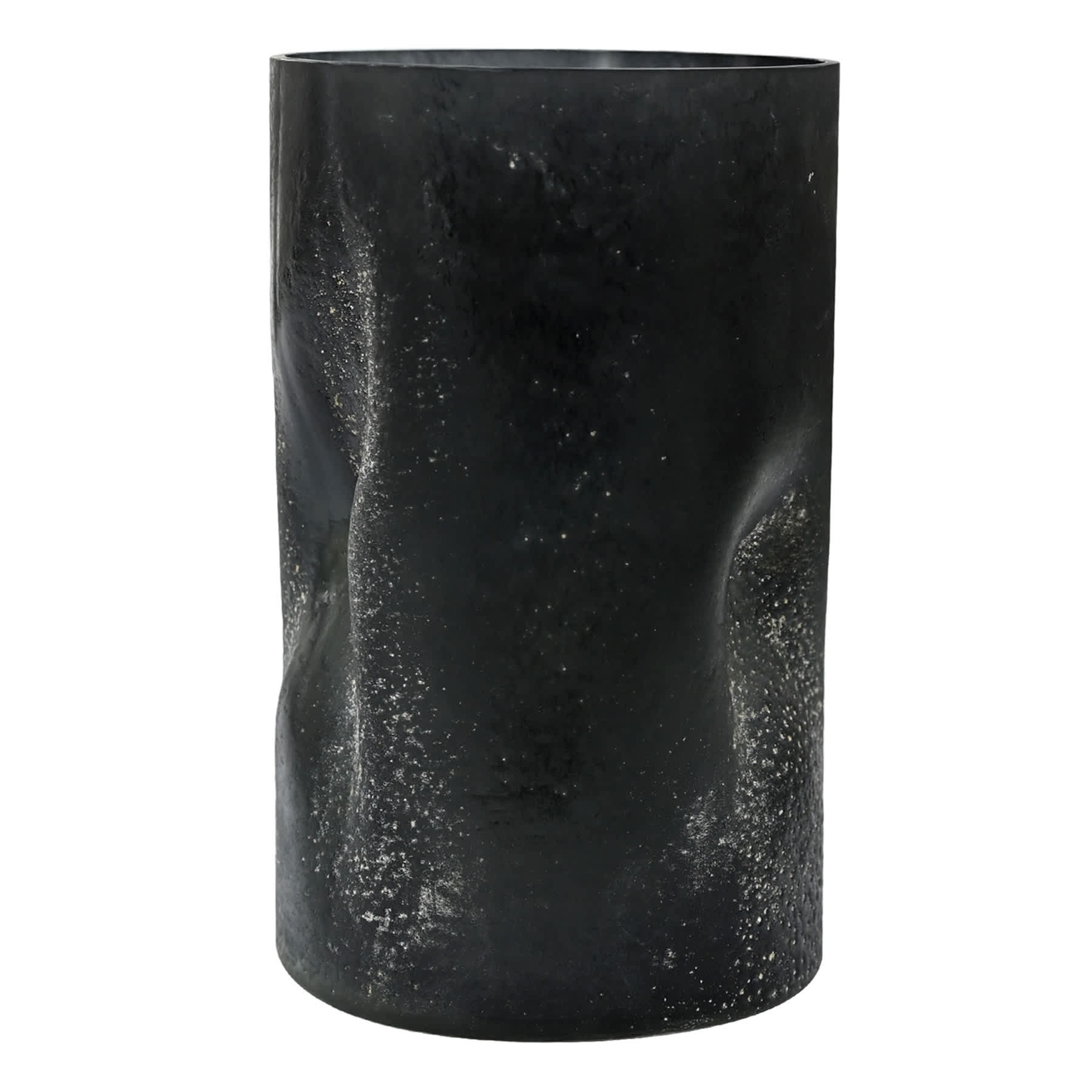 Ty Pennington Black Hurricane Glass Candle Holder, 10"