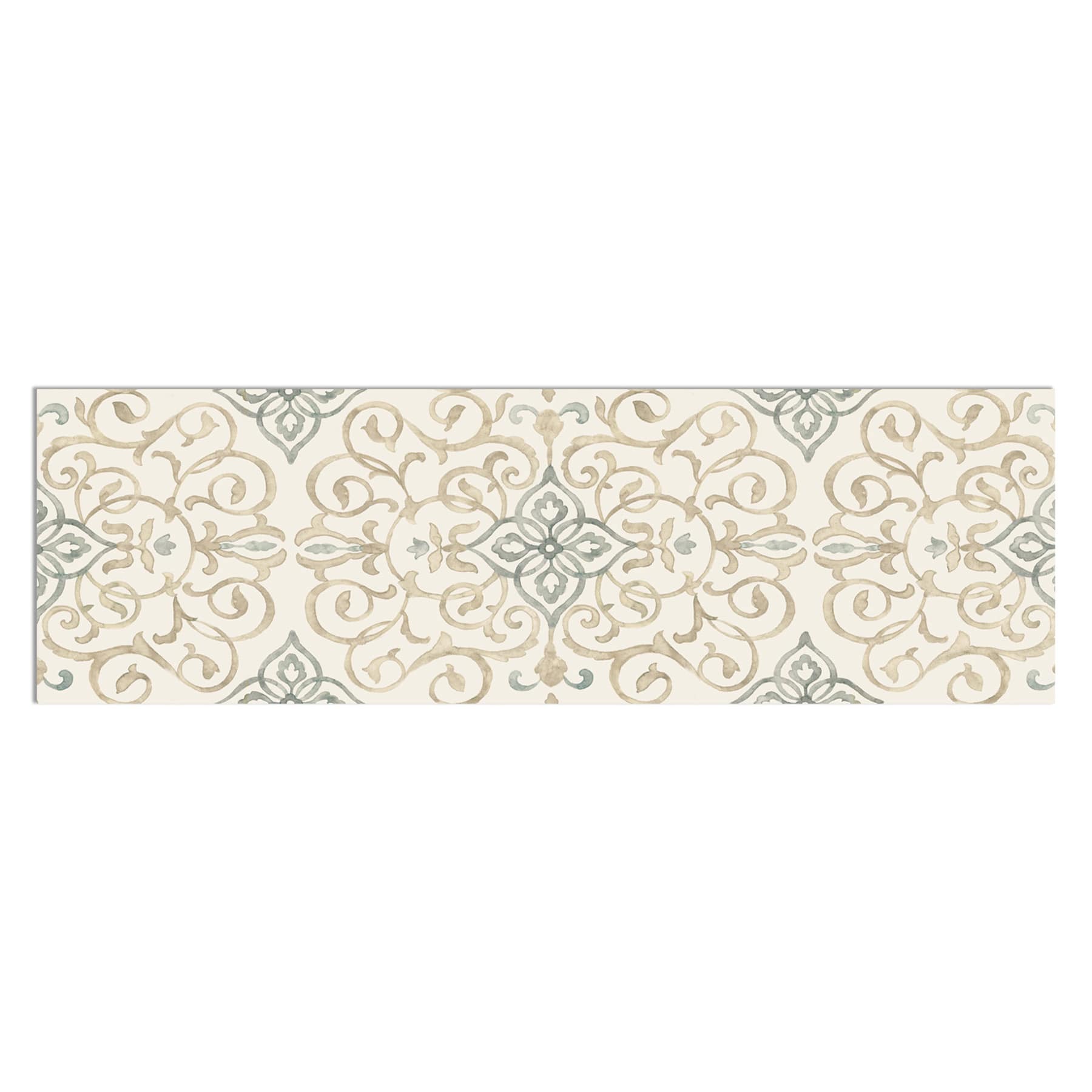 Ivory Medallion Runner, 2x5