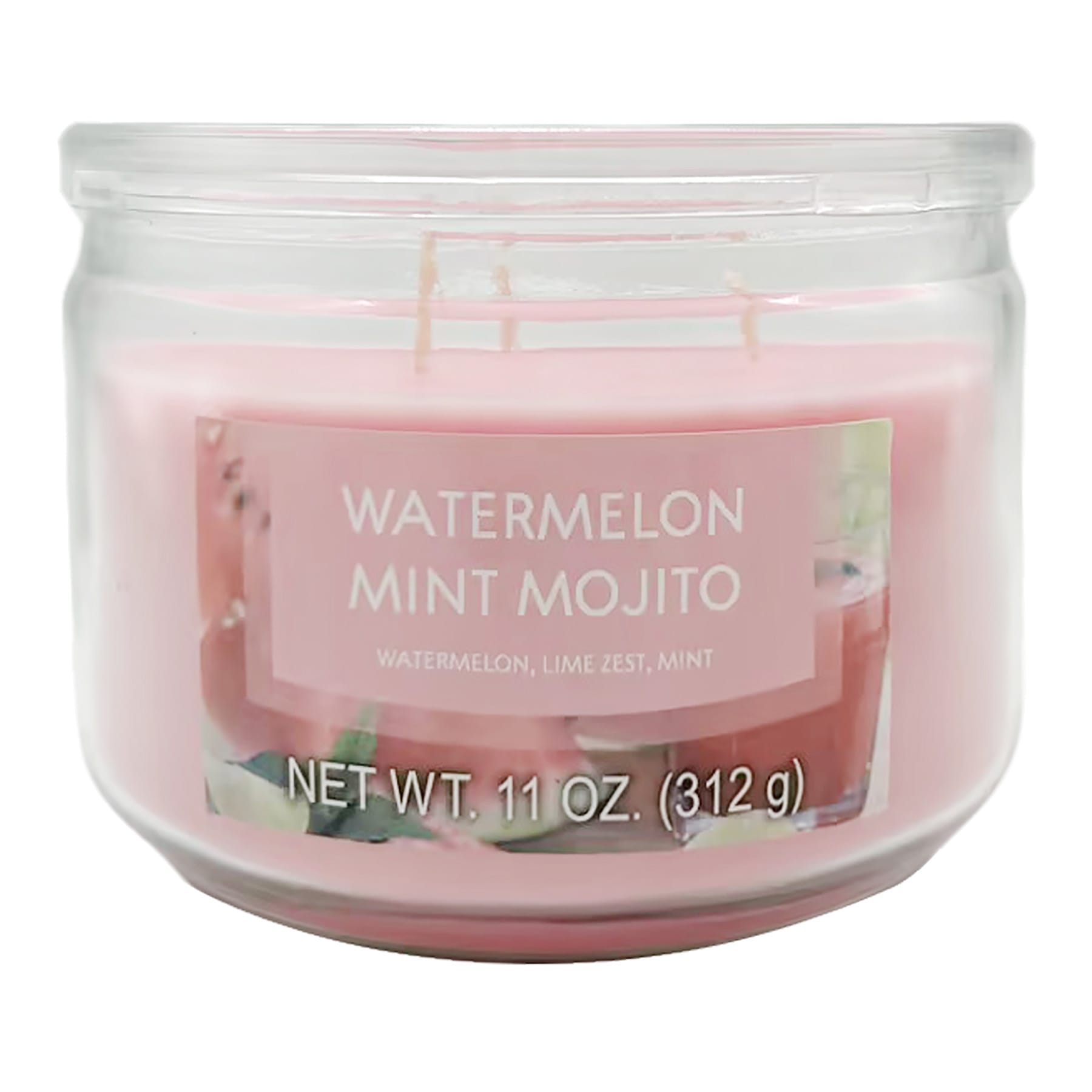 Watermelon Mint Mojito Scented Jar Candle, 11oz