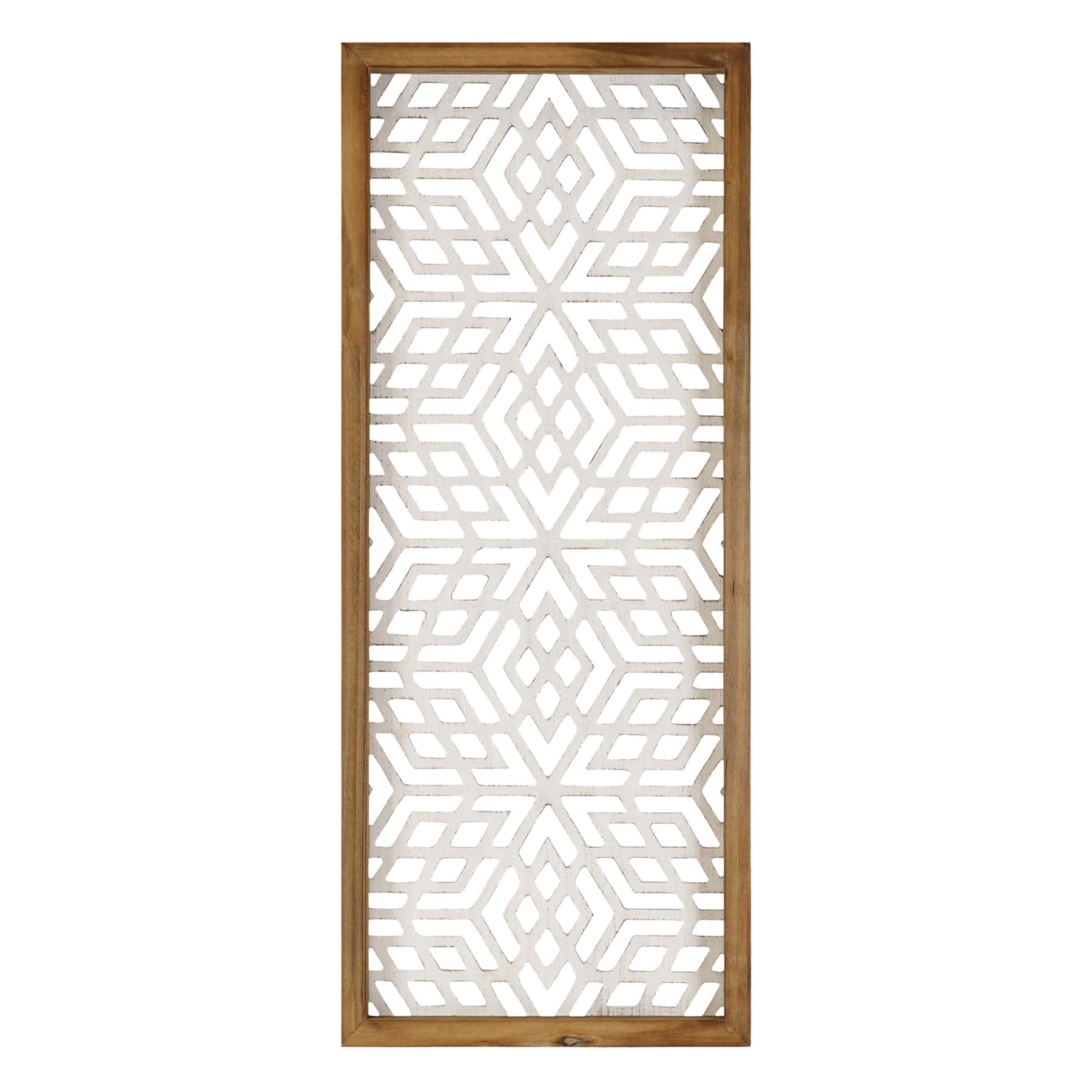 Ornate Carved Wooden Wall Art, 10x25