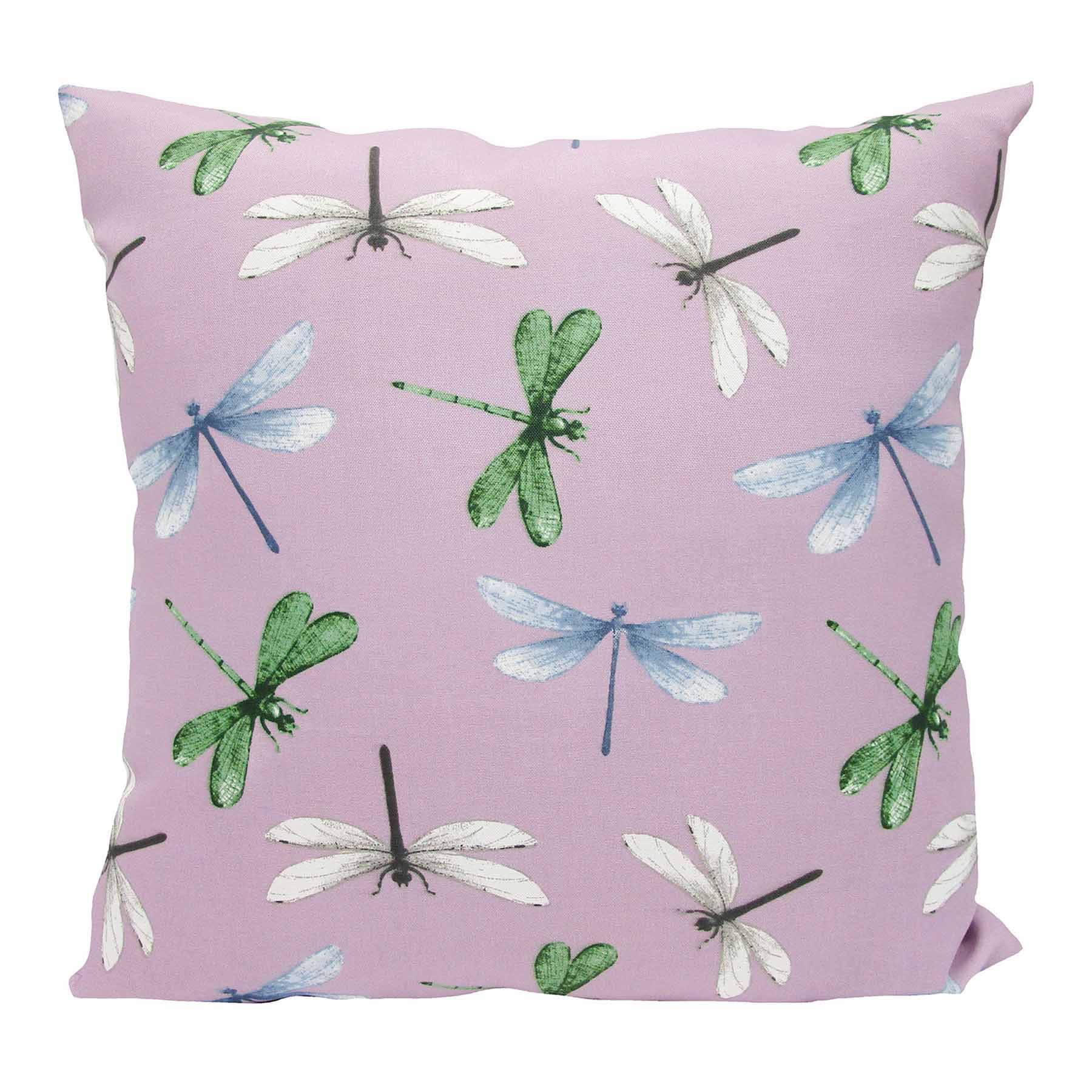 Providence Multi Dragonfly Outdoor Throw Pillow, 16"