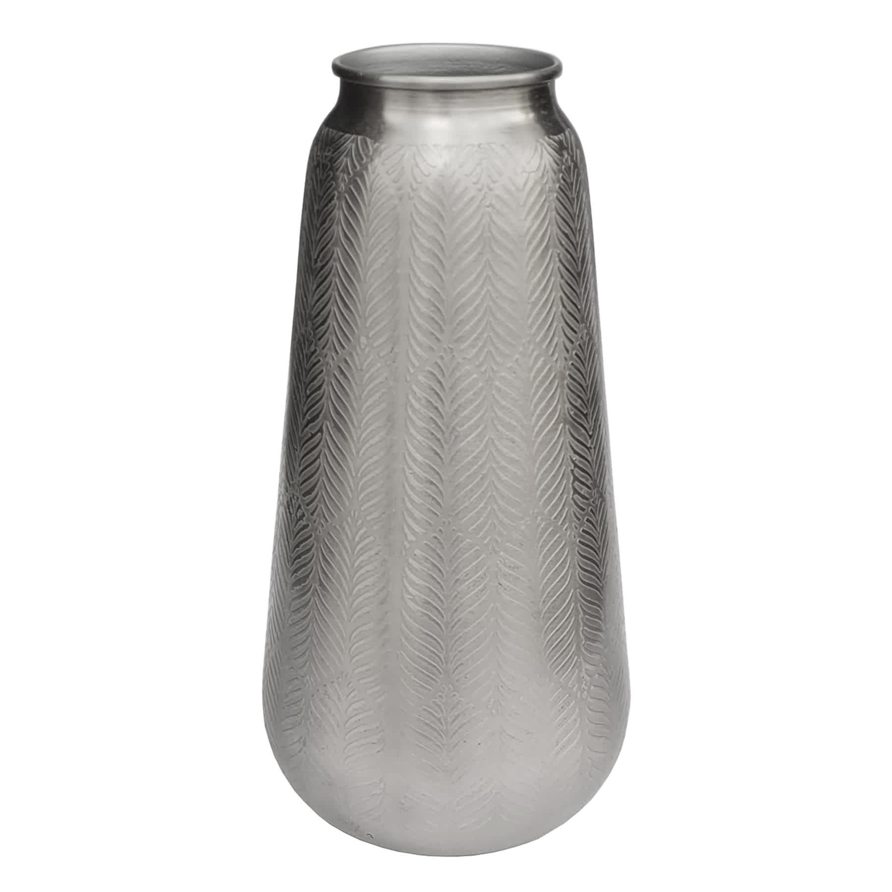Found & Fable Half Etching Metal Vase Medium