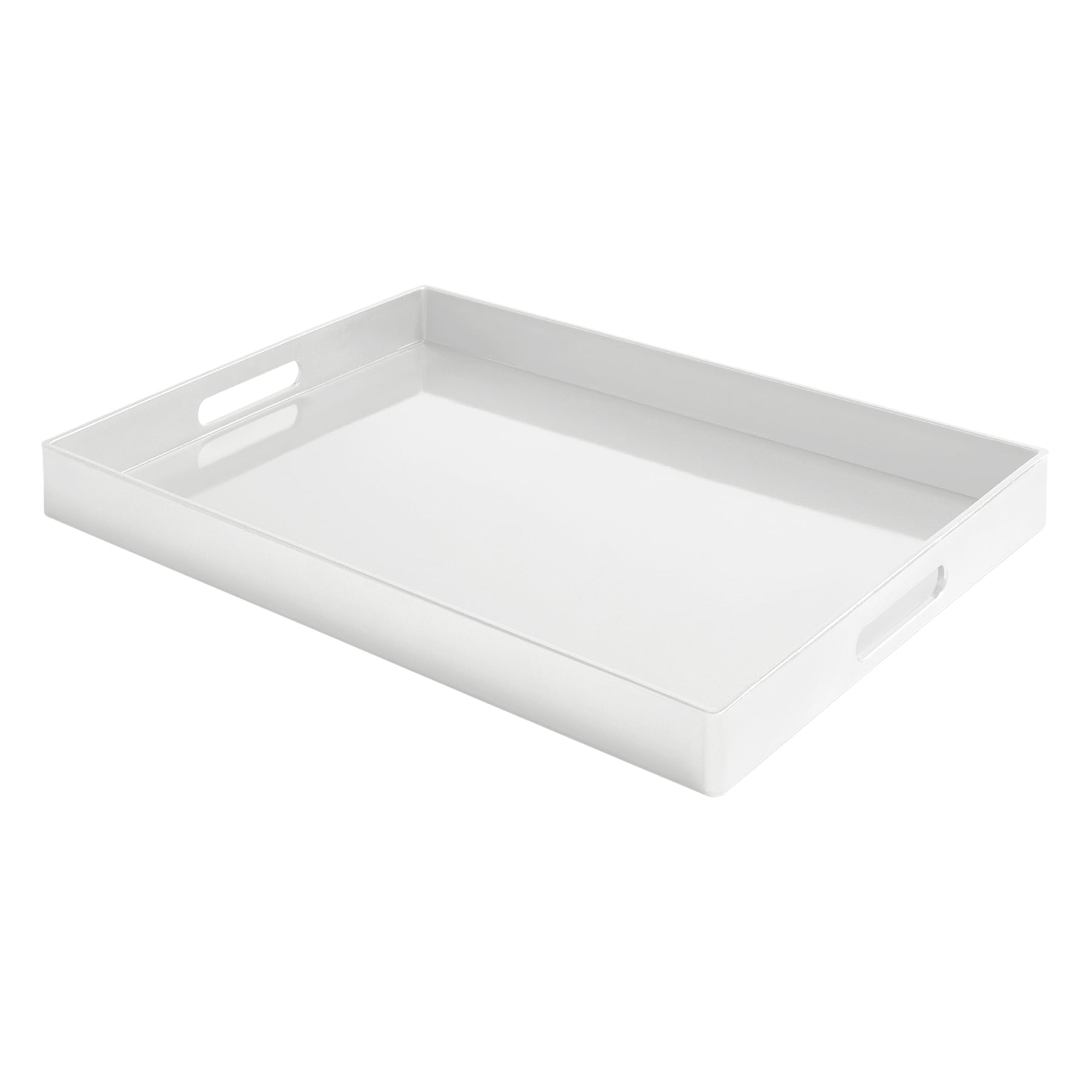 White Rectangle Decorative Tray, 14x19